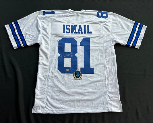 RAGHIB ROCKET ISMAIL DALLAS COWBOYS SIGNED JERSEY Size XL BAS COA