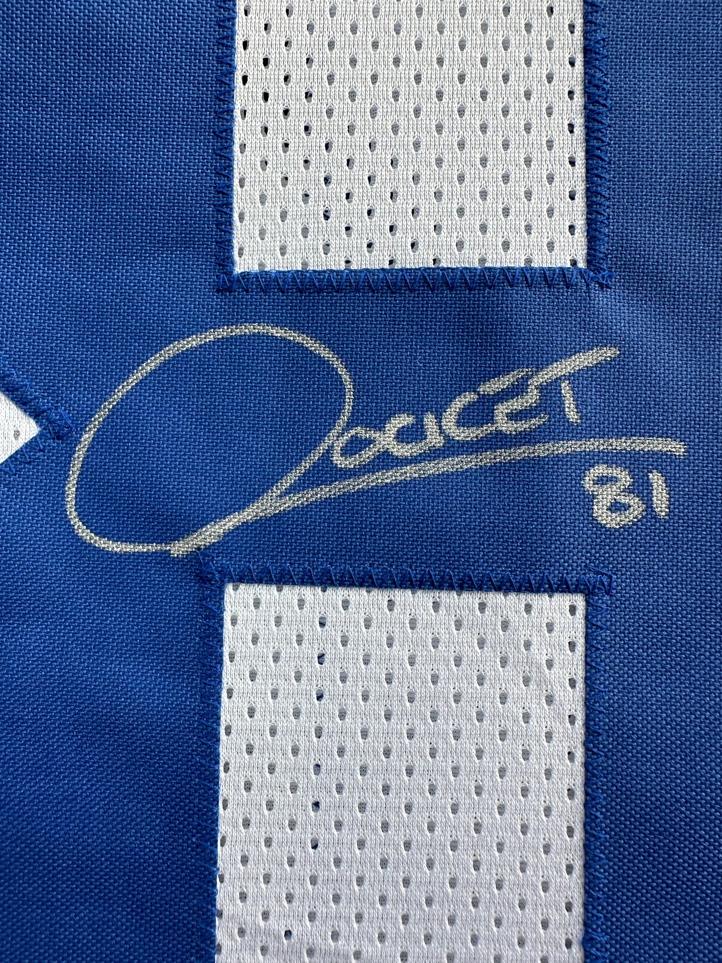 RAGHIB ROCKET ISMAIL DALLAS COWBOYS SIGNED JERSEY Size XL BAS COA