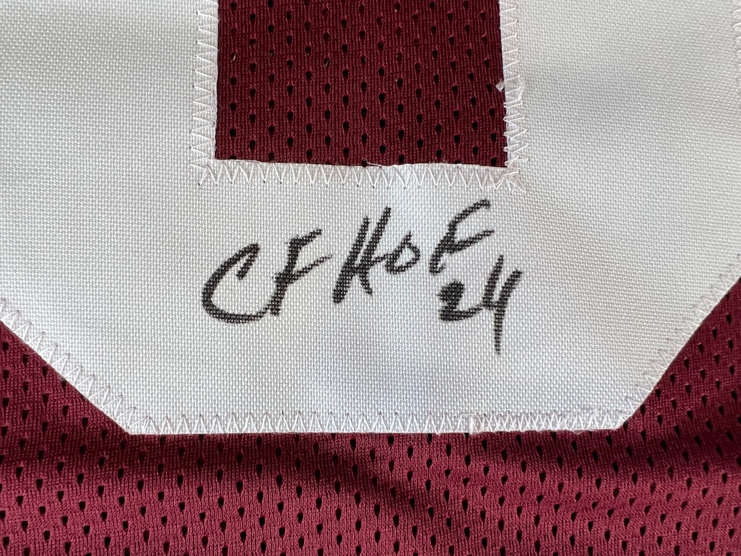 KEVIN SMITH TEXAS A&M AGGIES SIGNED JERSEY w/INSCs Dallas Cowboys 3XL BAS COA