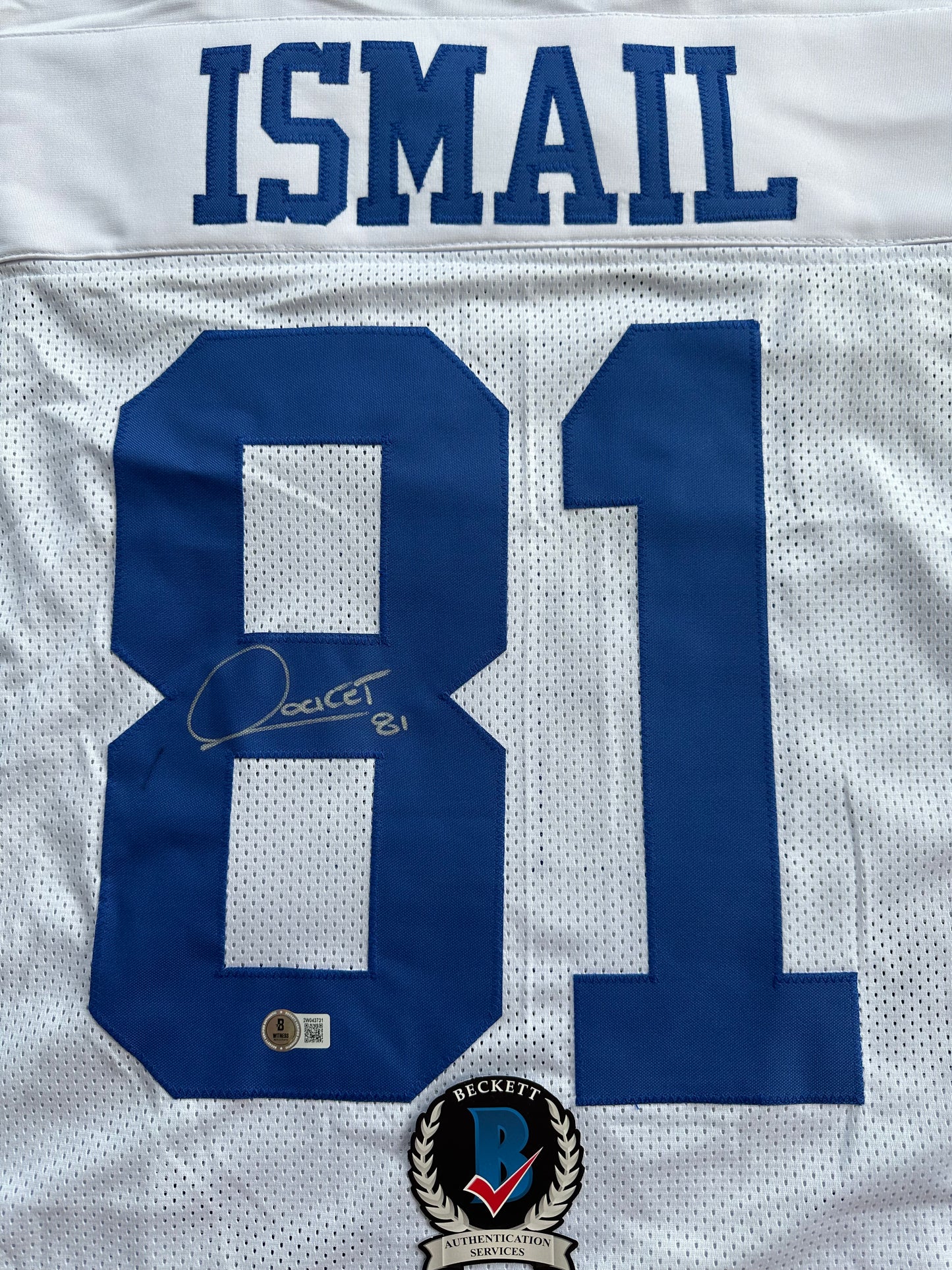RAGHIB ROCKET ISMAIL DALLAS COWBOYS SIGNED JERSEY Size XL BAS COA