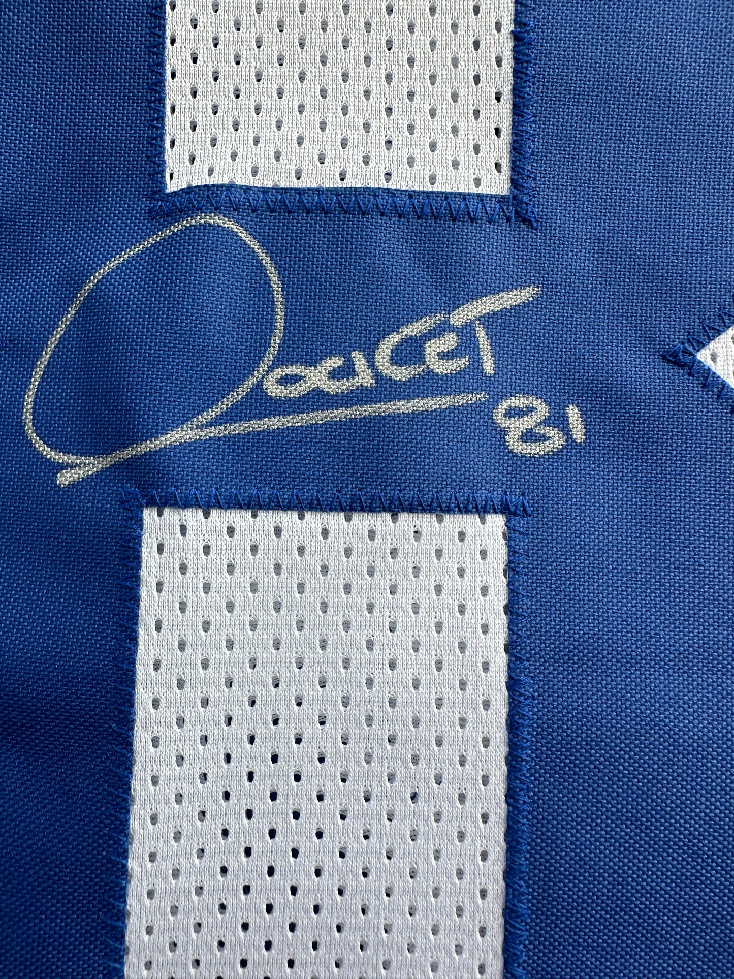 RAGHIB ROCKET ISMAIL DALLAS COWBOYS SIGNED JERSEY Size XL BAS COA