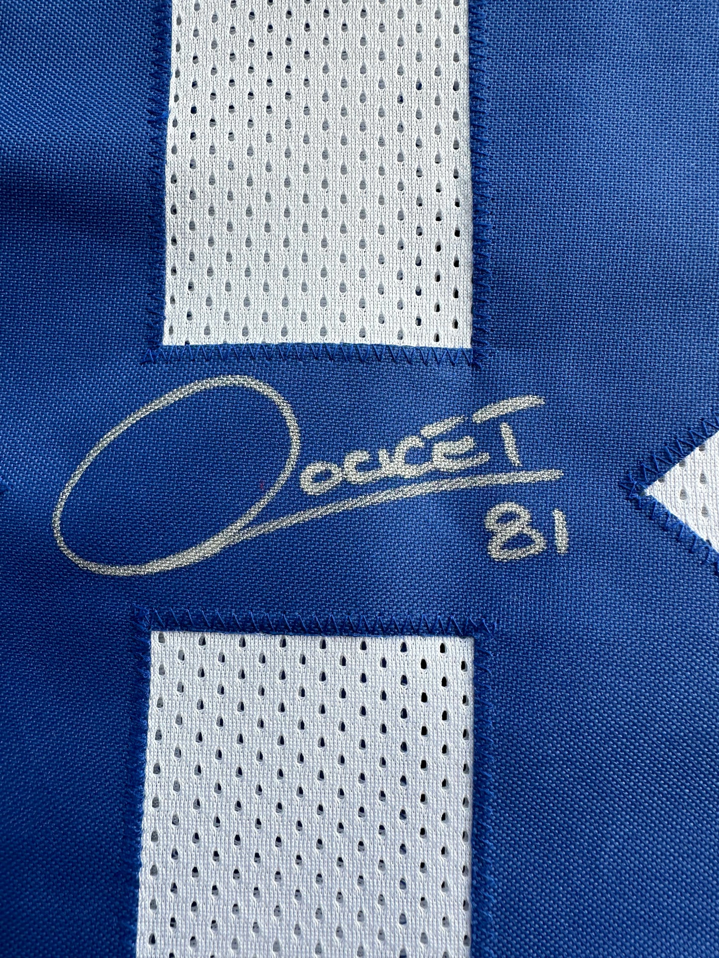 RAGHIB ROCKET ISMAIL DALLAS COWBOYS SIGNED JERSEY Size XL BAS COA