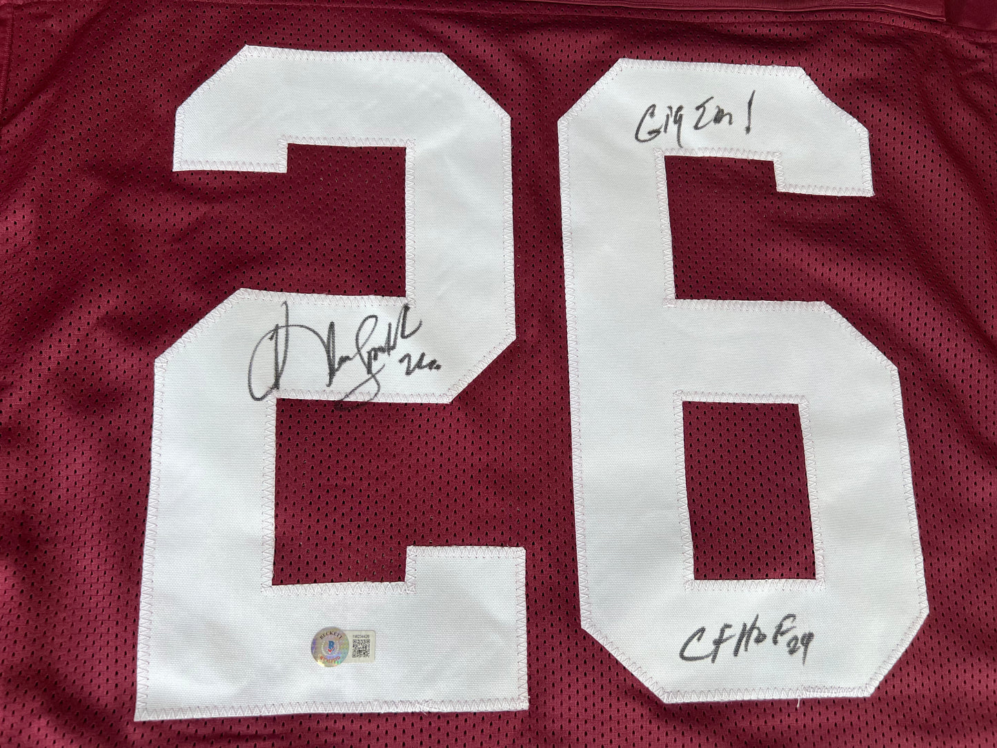 KEVIN SMITH TEXAS A&M AGGIES SIGNED JERSEY w/INSCs Dallas Cowboys 3XL BAS COA