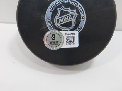 MIKE MODANO DALLAS STARS SIGNED HOCKEY PUCK w/99 Cup North Stars BAS COA