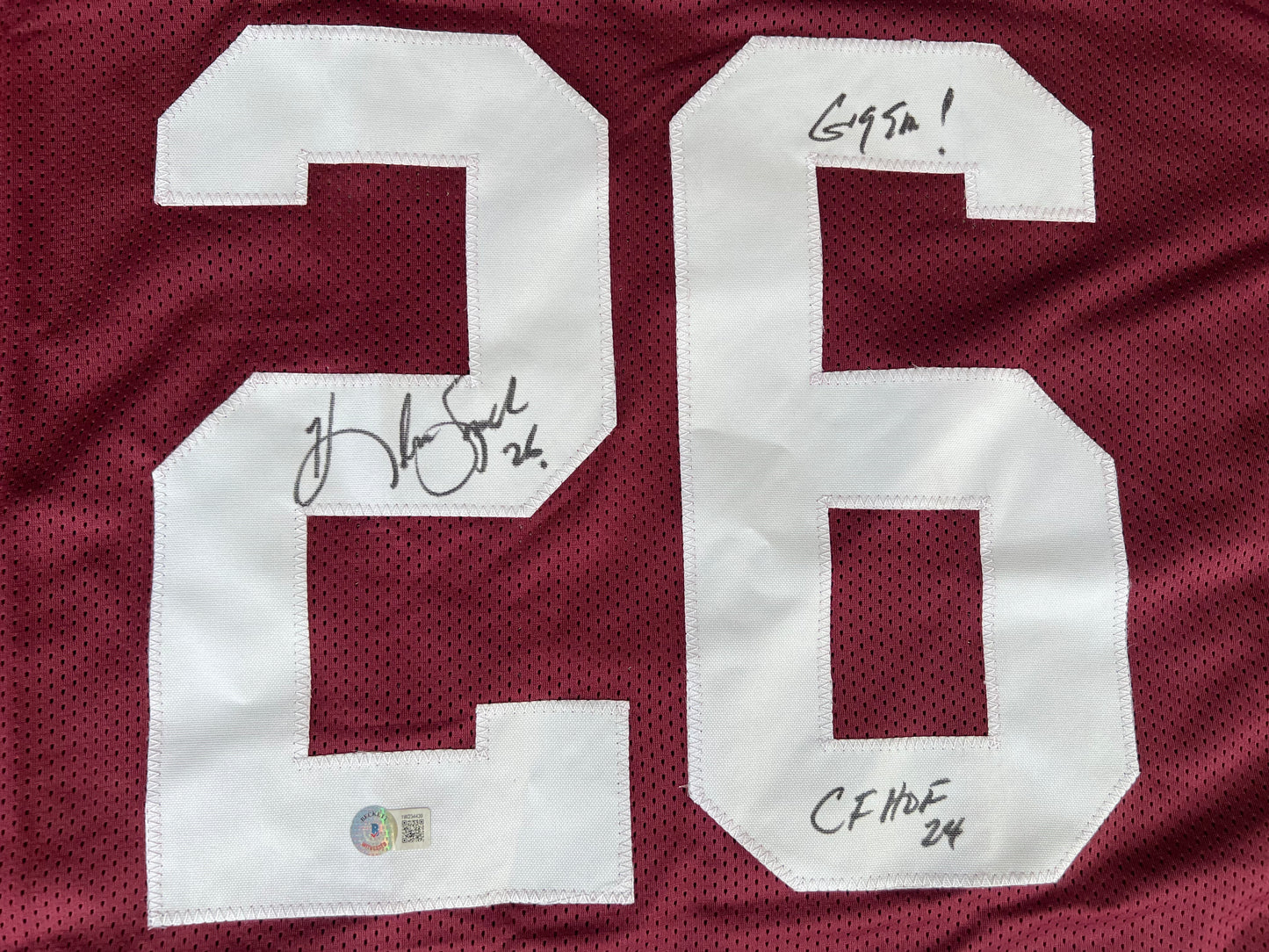 KEVIN SMITH TEXAS A&M AGGIES SIGNED JERSEY w/INSCs Dallas Cowboys 3XL BAS COA