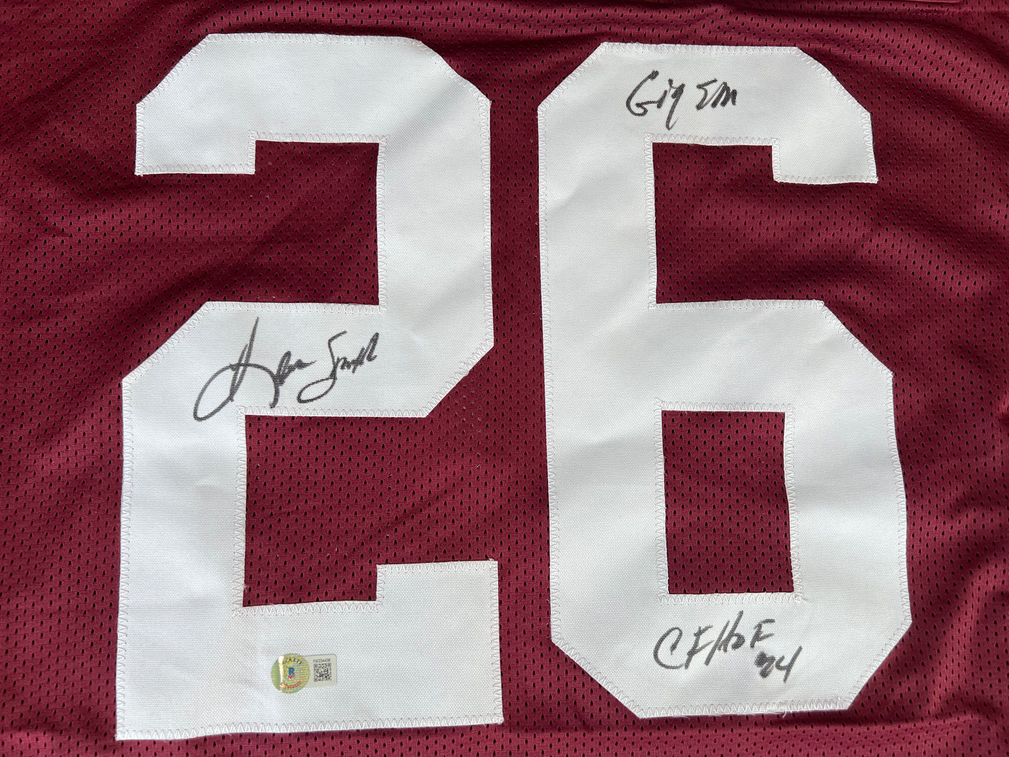 KEVIN SMITH TEXAS A&M AGGIES SIGNED JERSEY w/INSCs Dallas Cowboys 3XL BAS COA