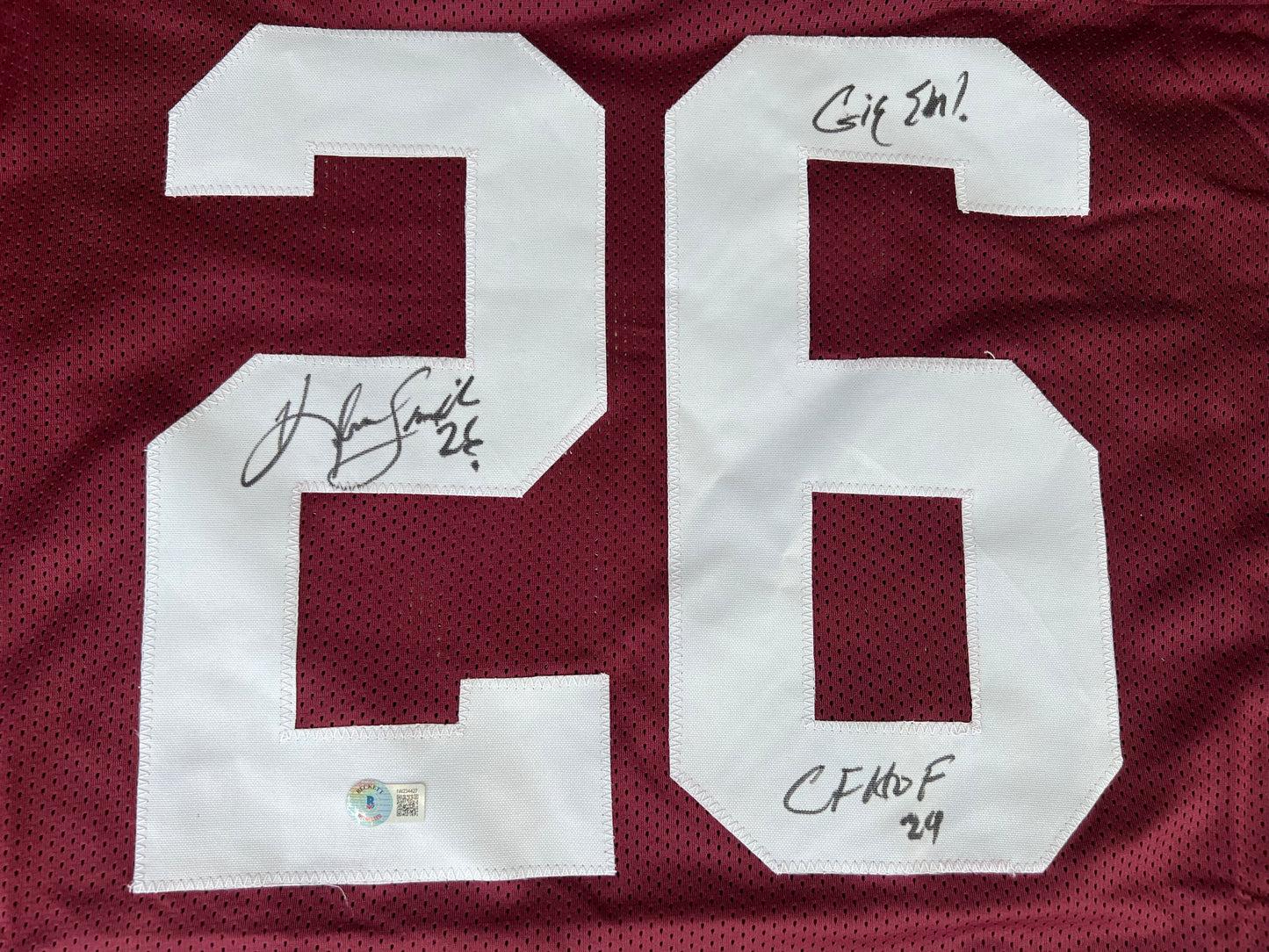 KEVIN SMITH TEXAS A&M AGGIES SIGNED JERSEY w/INSCs Dallas Cowboys 3XL BAS COA