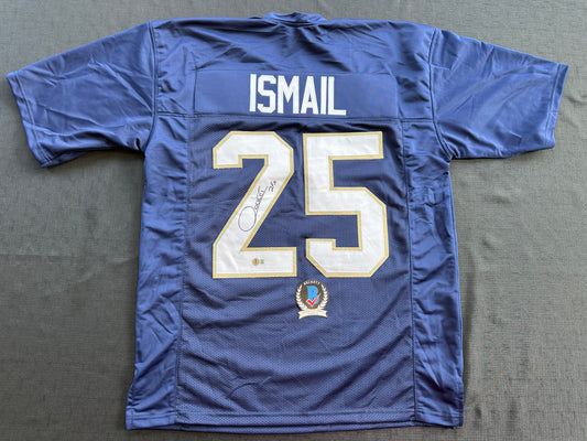 RAGHIB ROCKET ISMAIL NOTRE DAME SIGNED JERSEY Size XL COWBOYS BAS COA