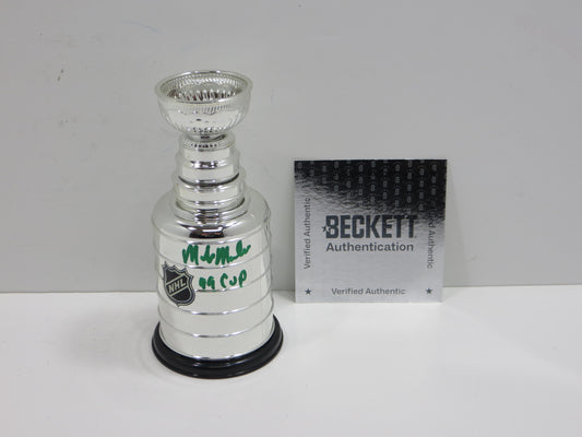 MIKE MODANO DALLAS STARS SIGNED MINI Lord Stanley Cup w/99 Cup BAS COA
