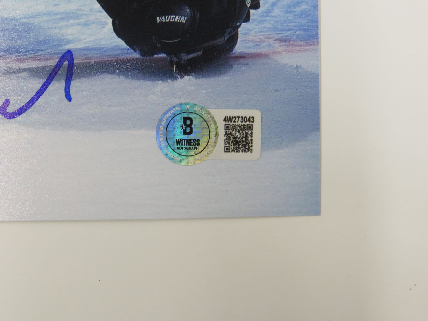 ED BELFOUR DALLAS STARS SIGNED 8x10 PHOTO Blackhawks BAS COA