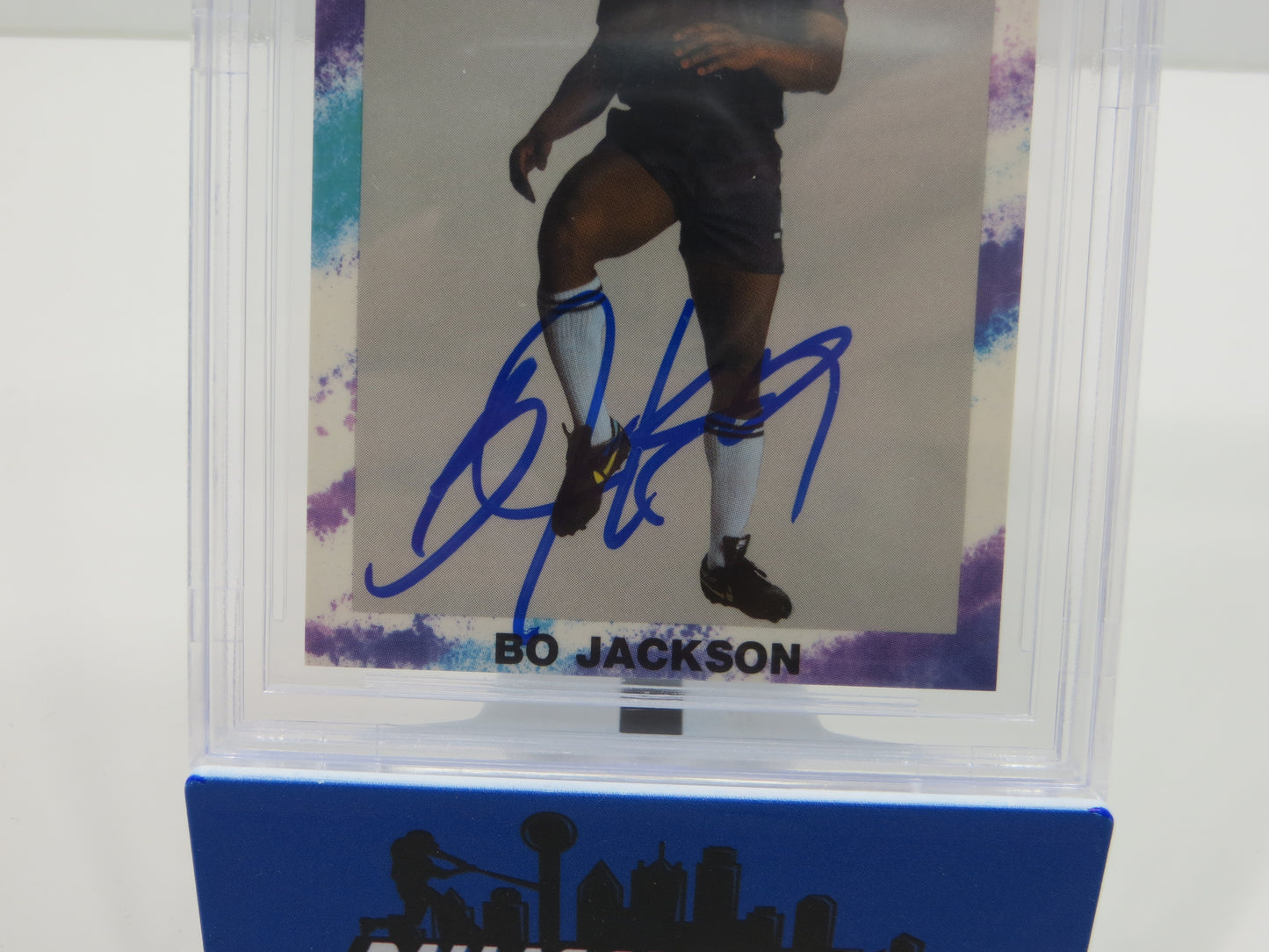 BO JACKSON SIGNED Bo Knows Soccer ROYALS RAIDERS BGS BAS SLAB AUTO 10
