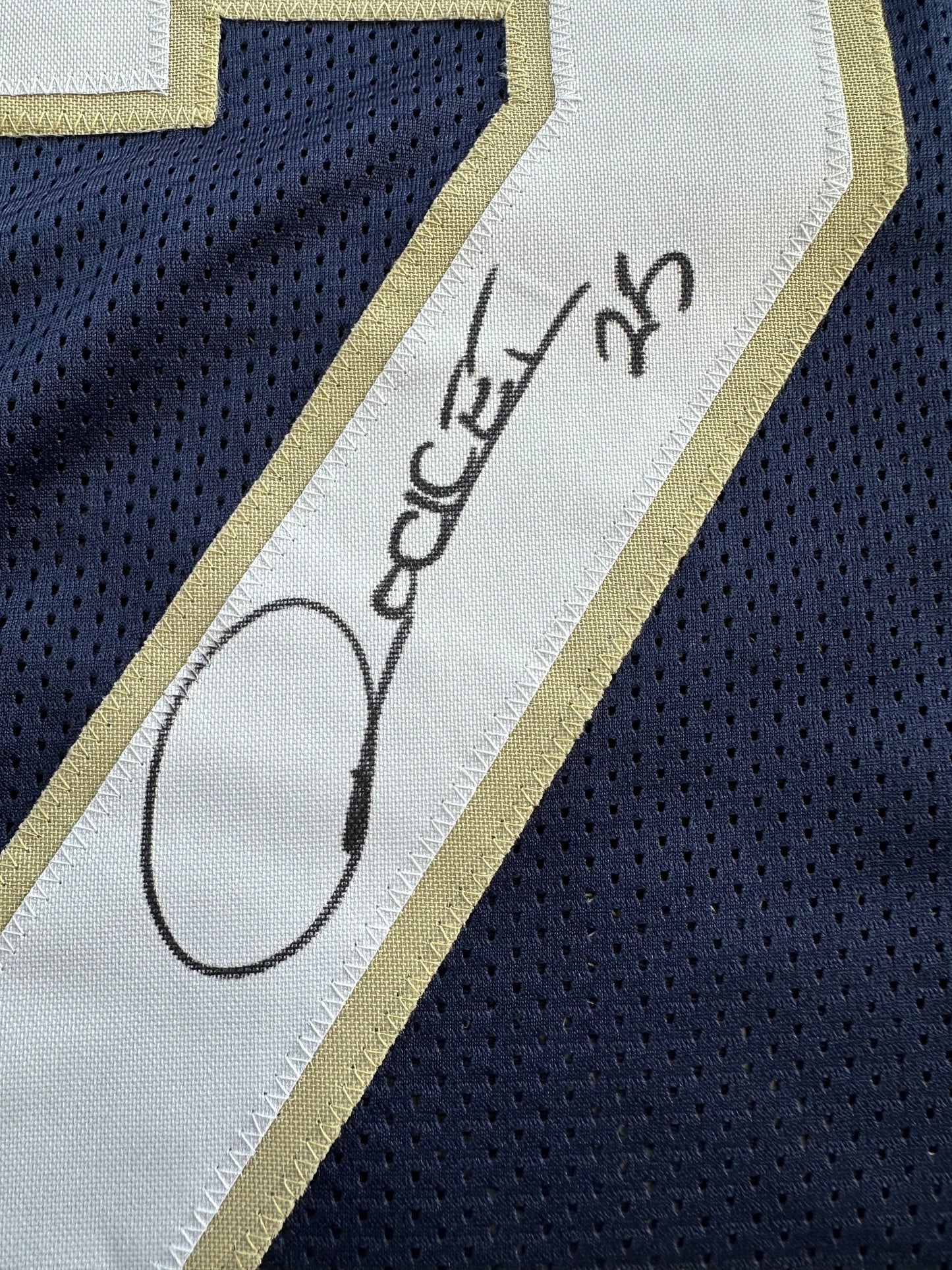 RAGHIB ROCKET ISMAIL NOTRE DAME SIGNED JERSEY Size XL COWBOYS BAS COA
