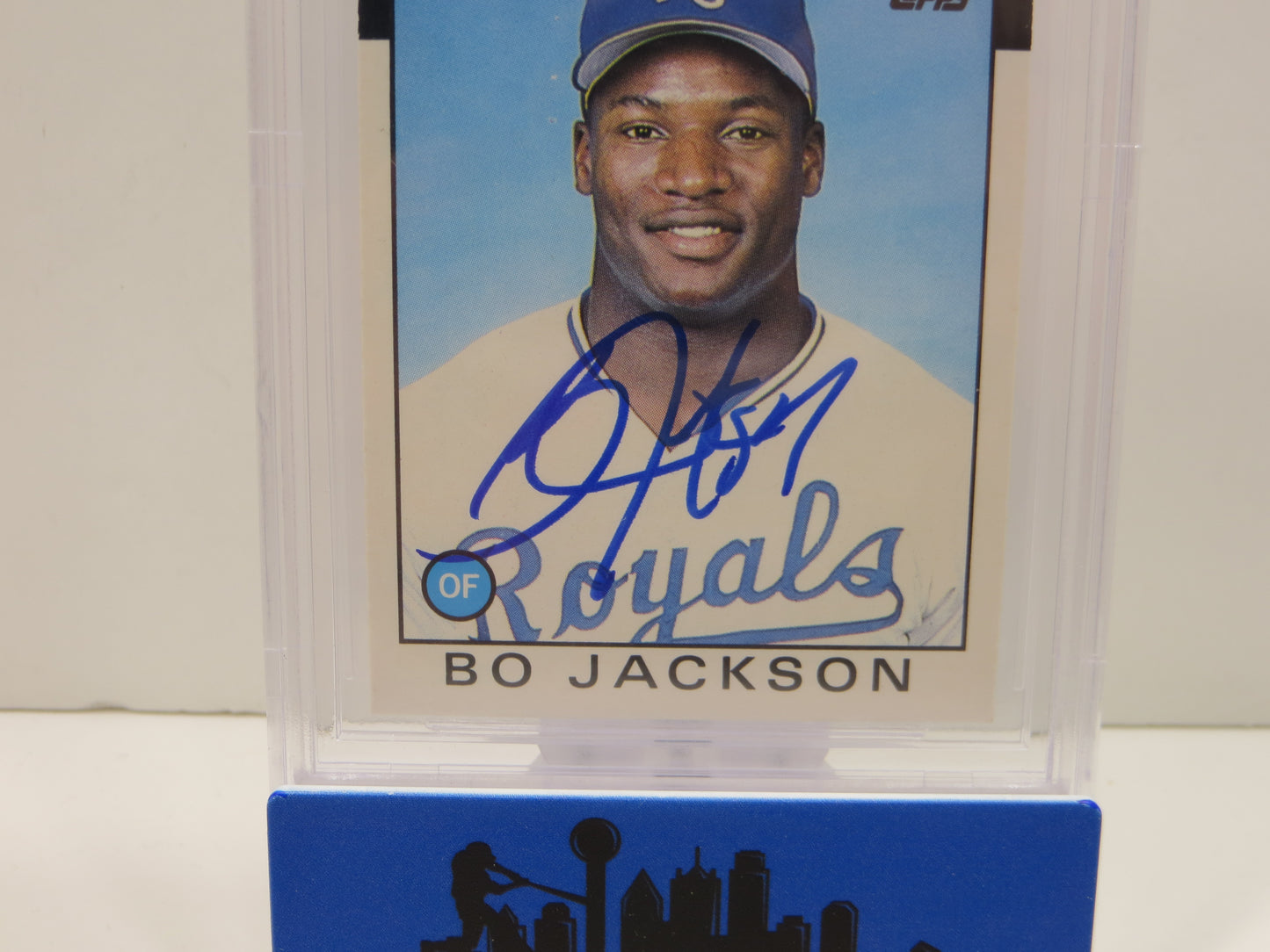 BO JACKSON SIGNED 1986 TOPPS TRADED #50T KC ROYALS BGS BAS SLAB AUTO 10