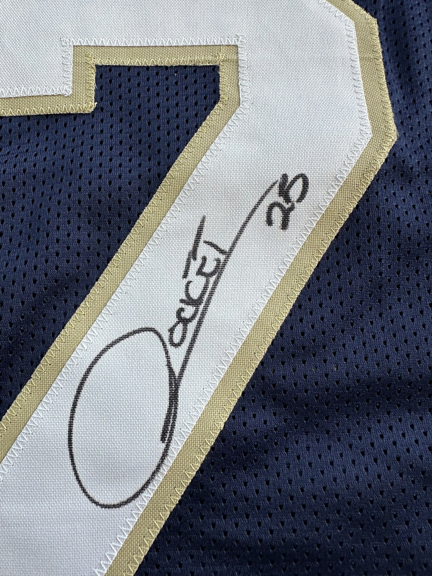RAGHIB ROCKET ISMAIL NOTRE DAME SIGNED JERSEY Size XL COWBOYS BAS COA