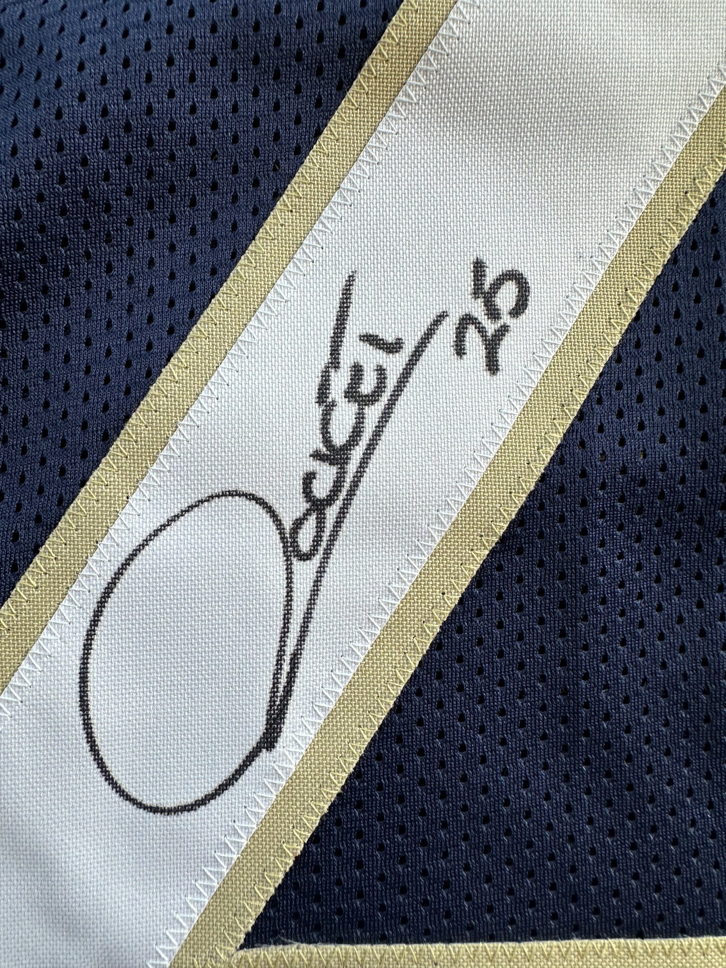RAGHIB ROCKET ISMAIL NOTRE DAME SIGNED JERSEY Size XL COWBOYS BAS COA