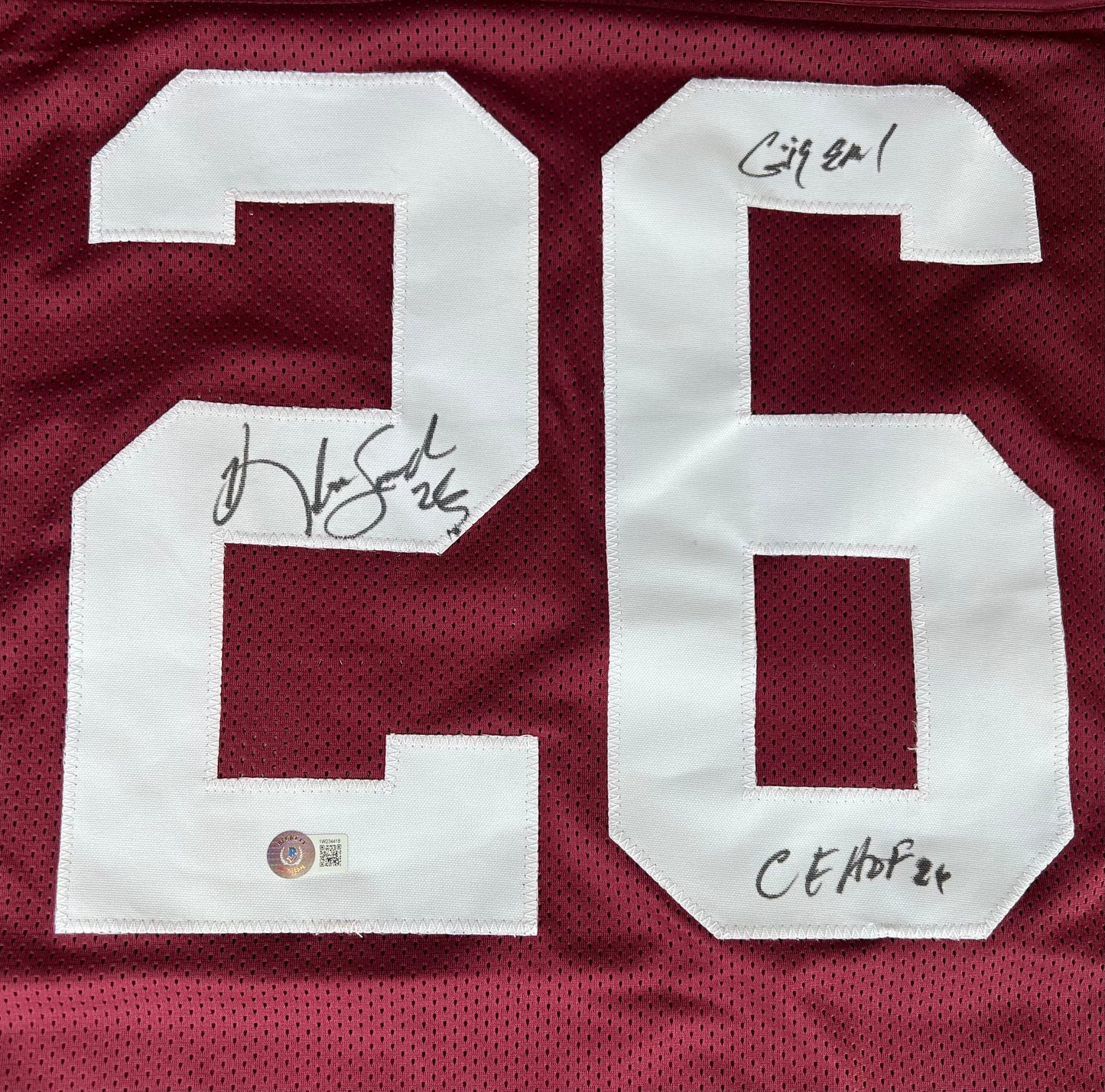 KEVIN SMITH TEXAS A&M AGGIES SIGNED JERSEY w/INSCs Dallas Cowboys 2XL BAS COA