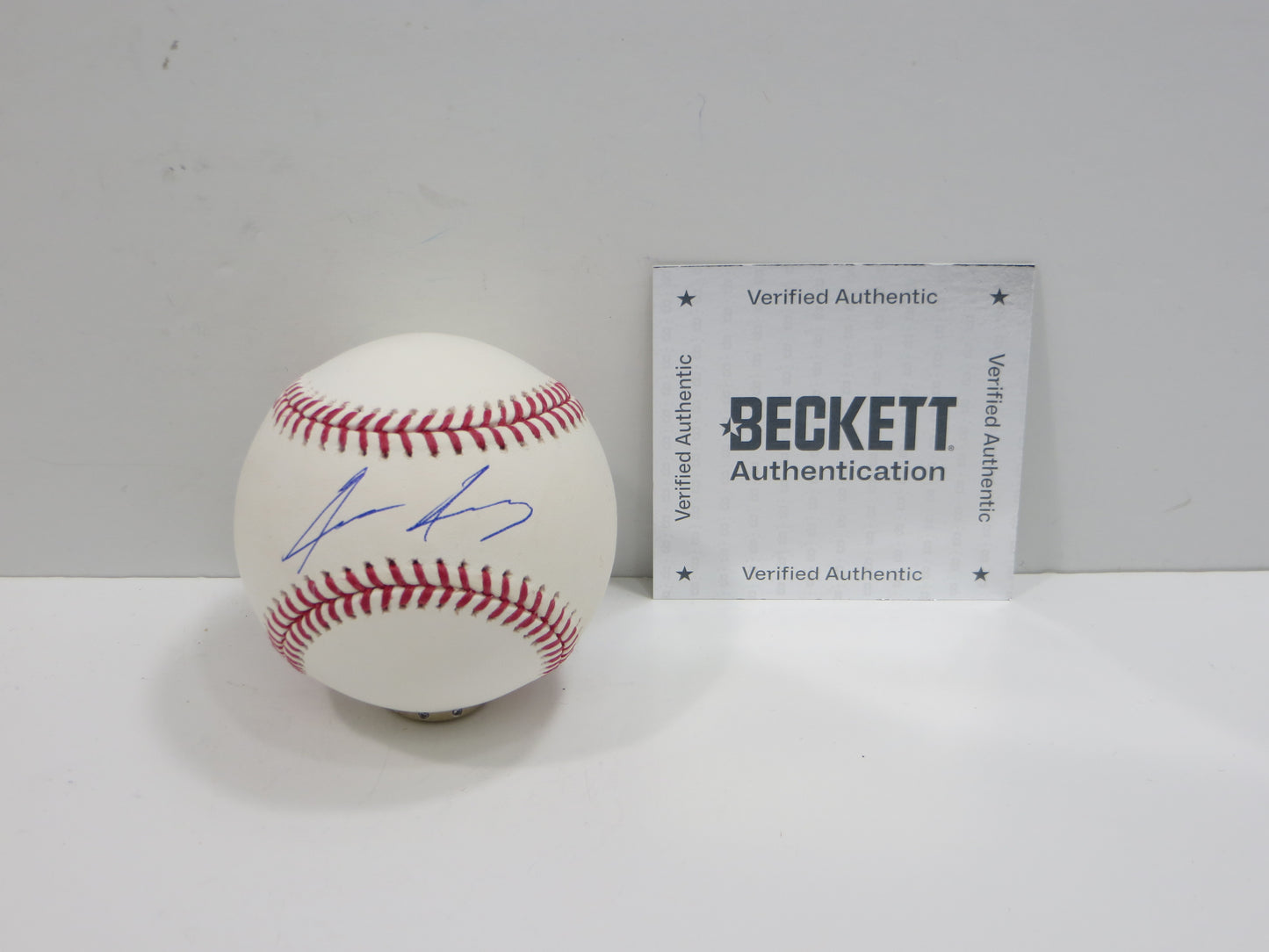 JACE JUNG DETRIOT TIGERS RAWLINGS OML BASEBALL Texas Red Red Raiders BAS COA