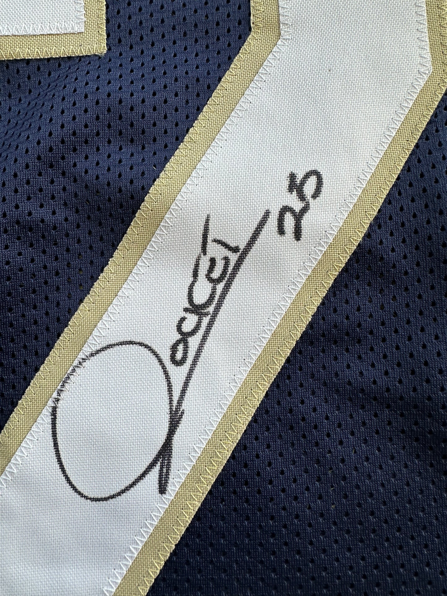 RAGHIB ROCKET ISMAIL NOTRE DAME SIGNED JERSEY Size XL COWBOYS BAS COA