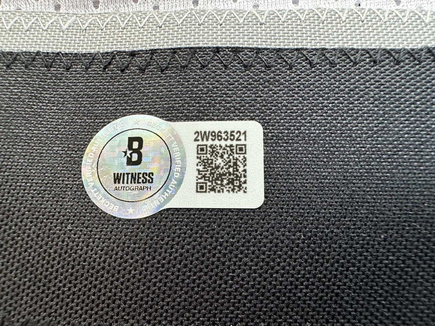 FRED BILETNIKOFF Oakland Raiders SIGNED FOOTBALL WHITE JERSEY XL w/SB XI MVP BAS