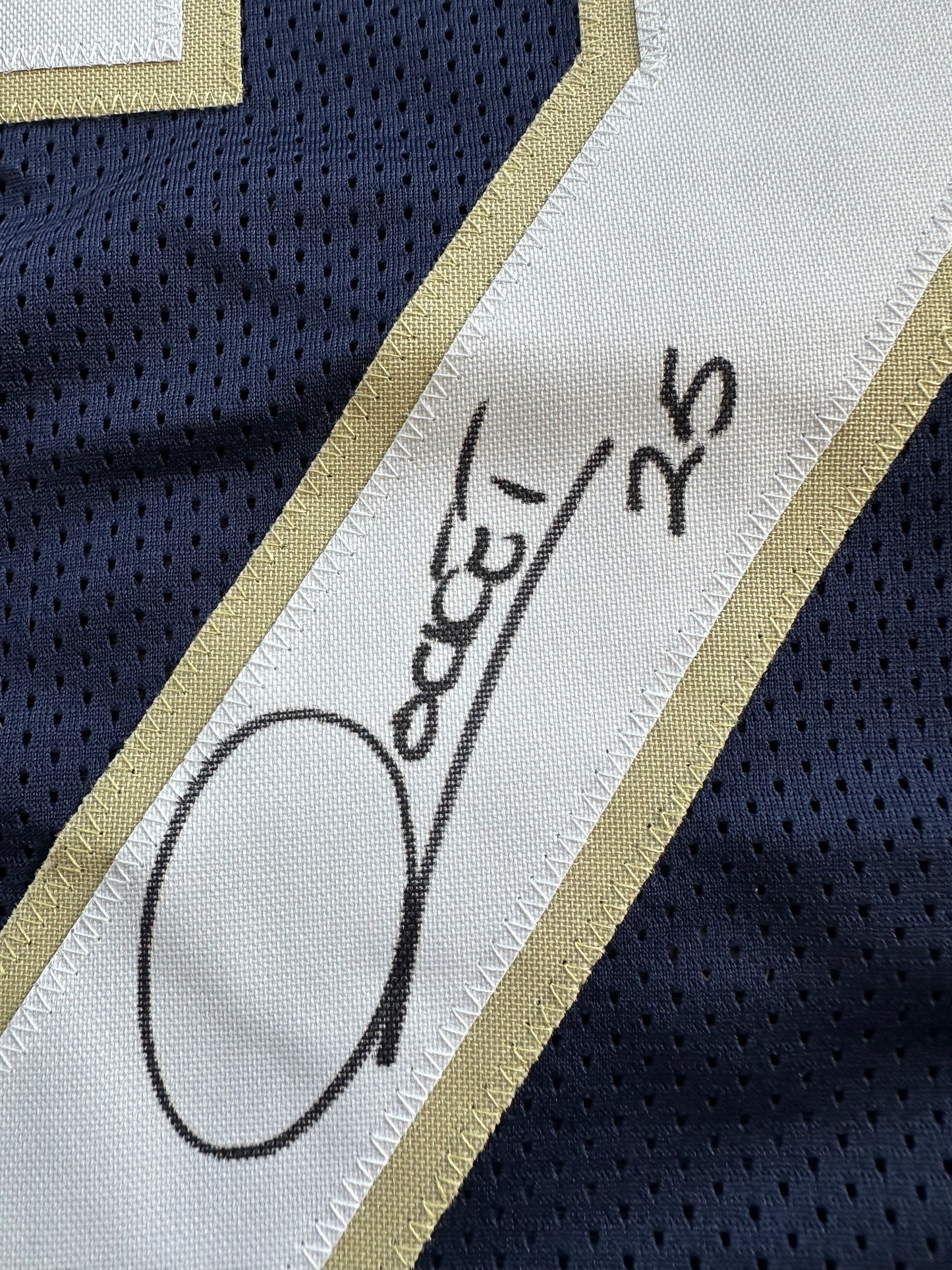 RAGHIB ROCKET ISMAIL NOTRE DAME SIGNED JERSEY Size XL COWBOYS BAS COA