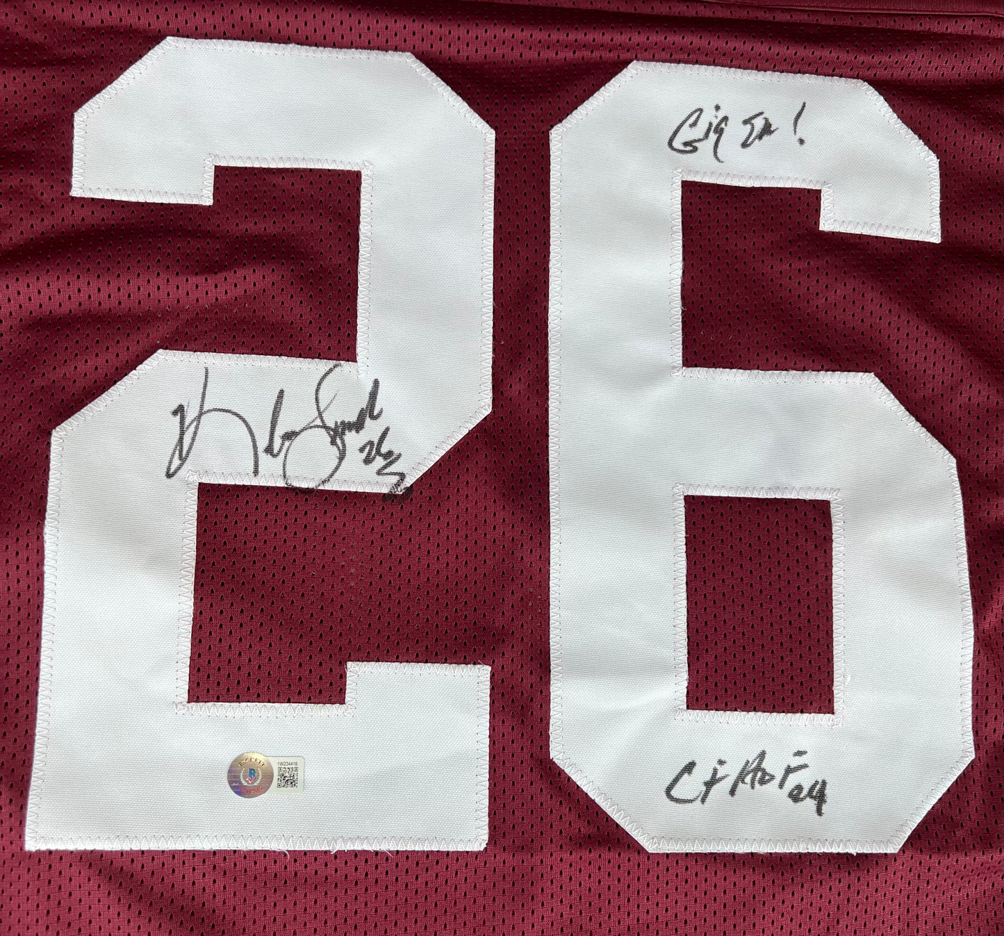 KEVIN SMITH TEXAS A&M AGGIES SIGNED JERSEY w/INSCs Dallas Cowboys 2XL BAS COA