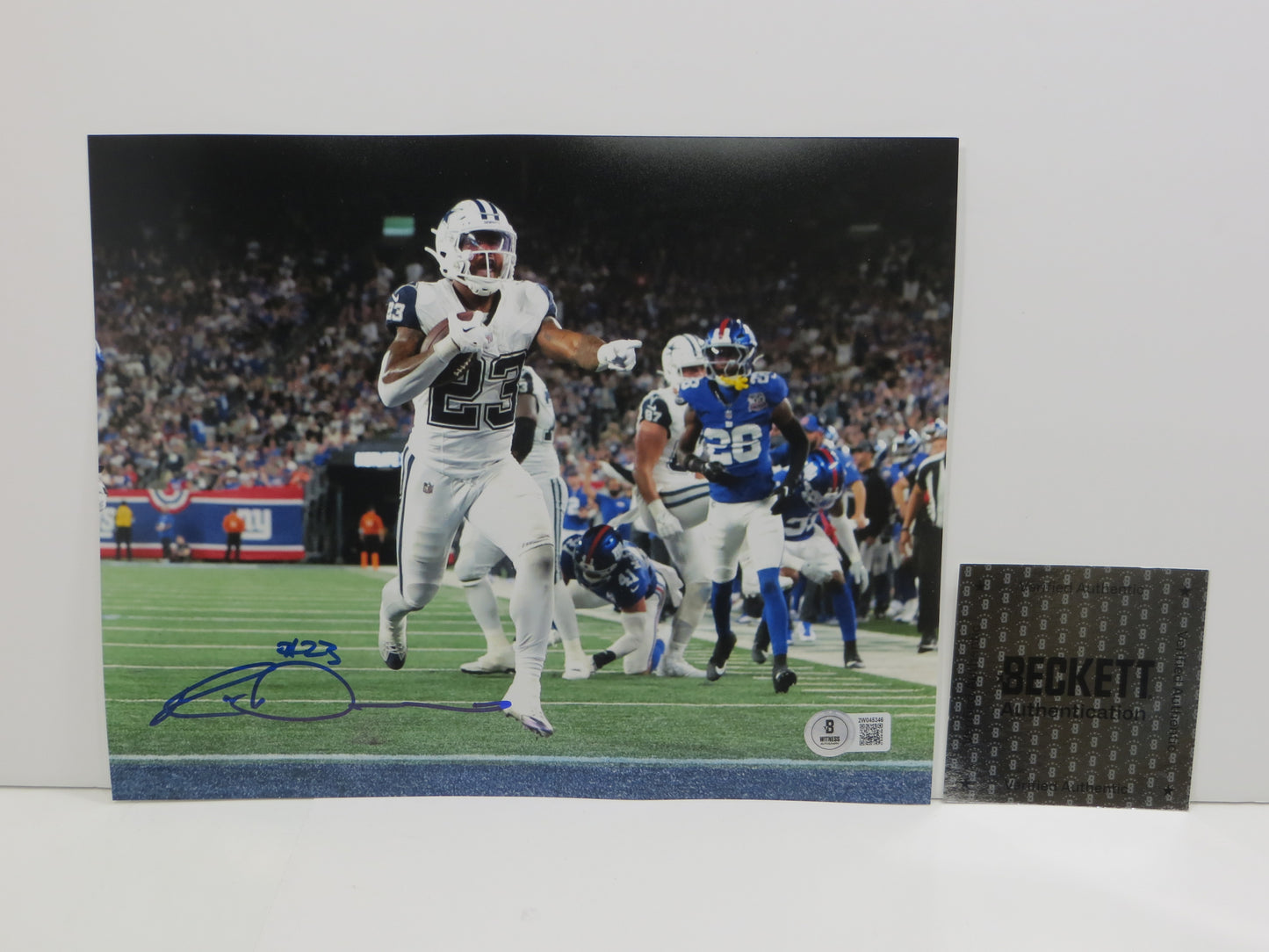 RICO DOWDLE Dallas Cowboys SIGNED 8x10 PHOTO South Carolina Gamecocks BAS COA