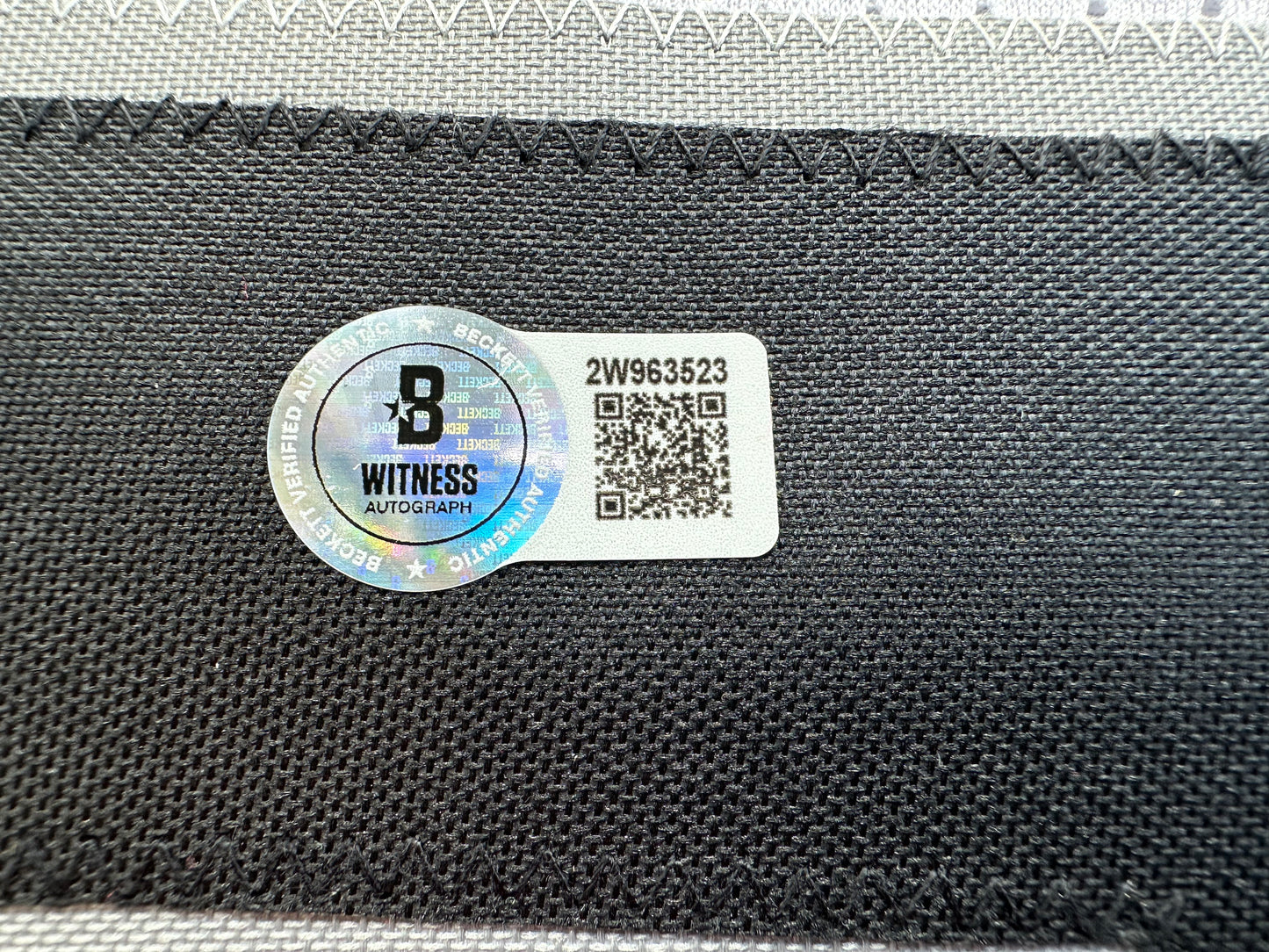 FRED BILETNIKOFF Oakland Raiders SIGNED FOOTBALL WHITE JERSEY XL w/SB XI MVP BAS