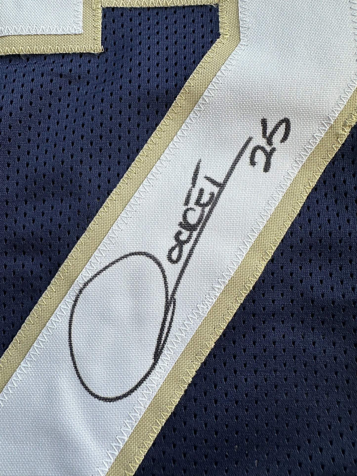 RAGHIB ROCKET ISMAIL NOTRE DAME SIGNED JERSEY Size XL COWBOYS BAS COA