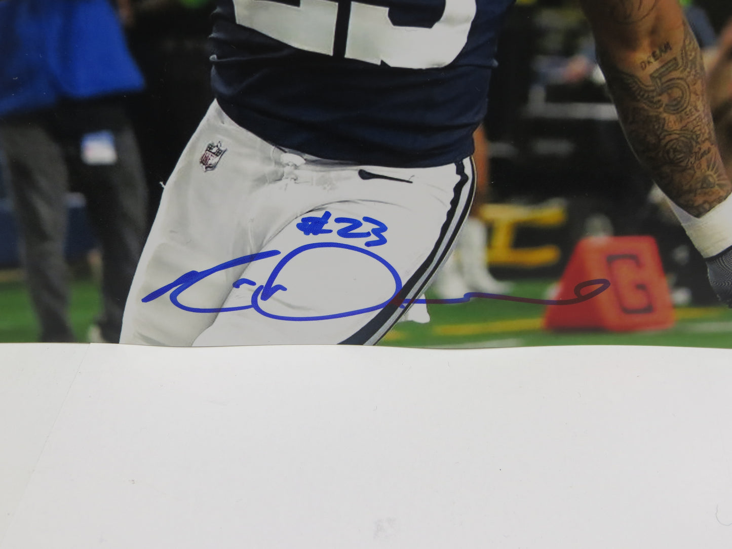 RICO DOWDLE Dallas Cowboys SIGNED 8x10 TD PHOTO South Carolina Gamecocks BAS