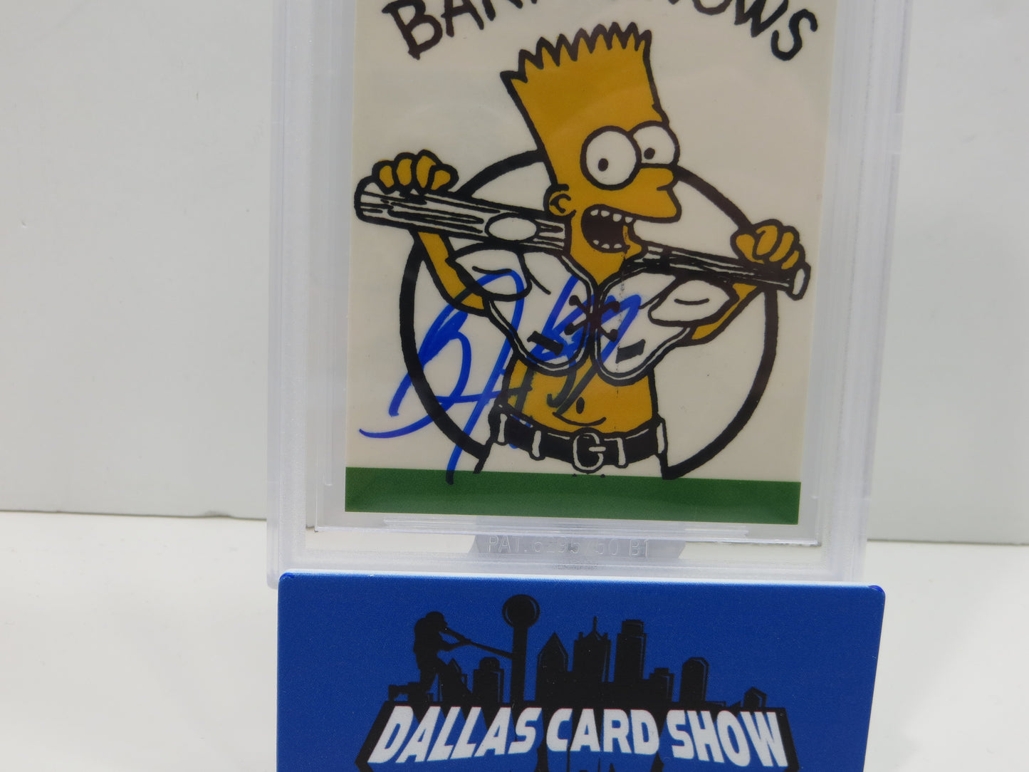 BO JACKSON SIGNED Bart Simpson Knows Bo BGS BAS SLAB Raiders Royals