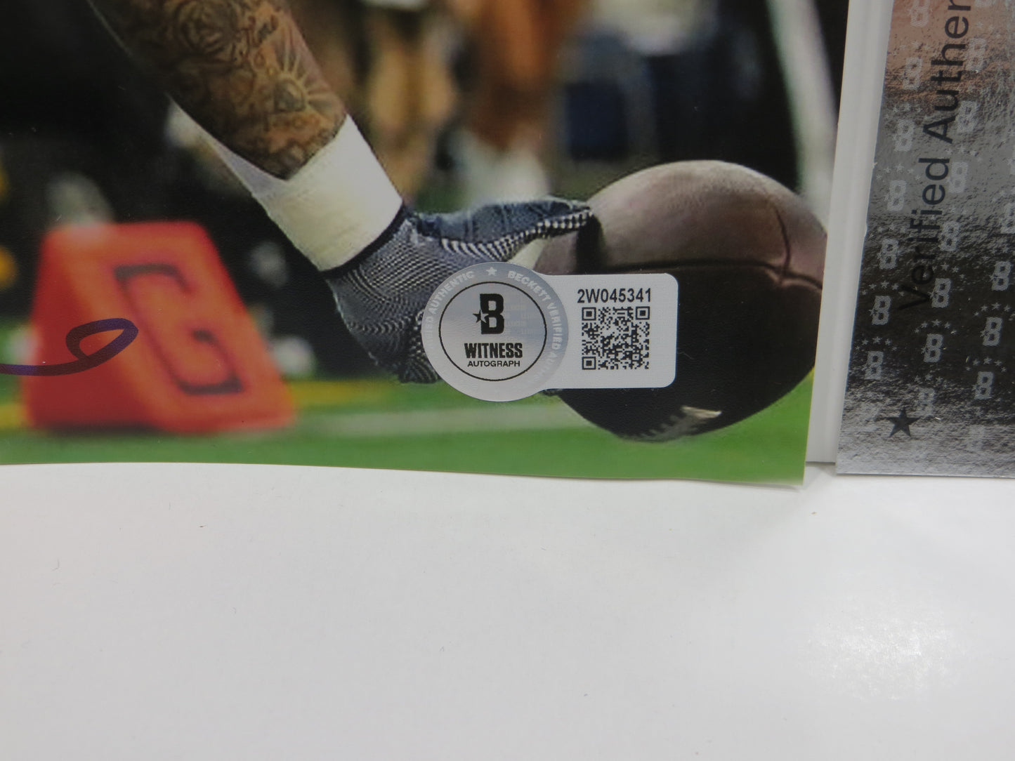 RICO DOWDLE Dallas Cowboys SIGNED 8x10 TD PHOTO South Carolina Gamecocks BAS