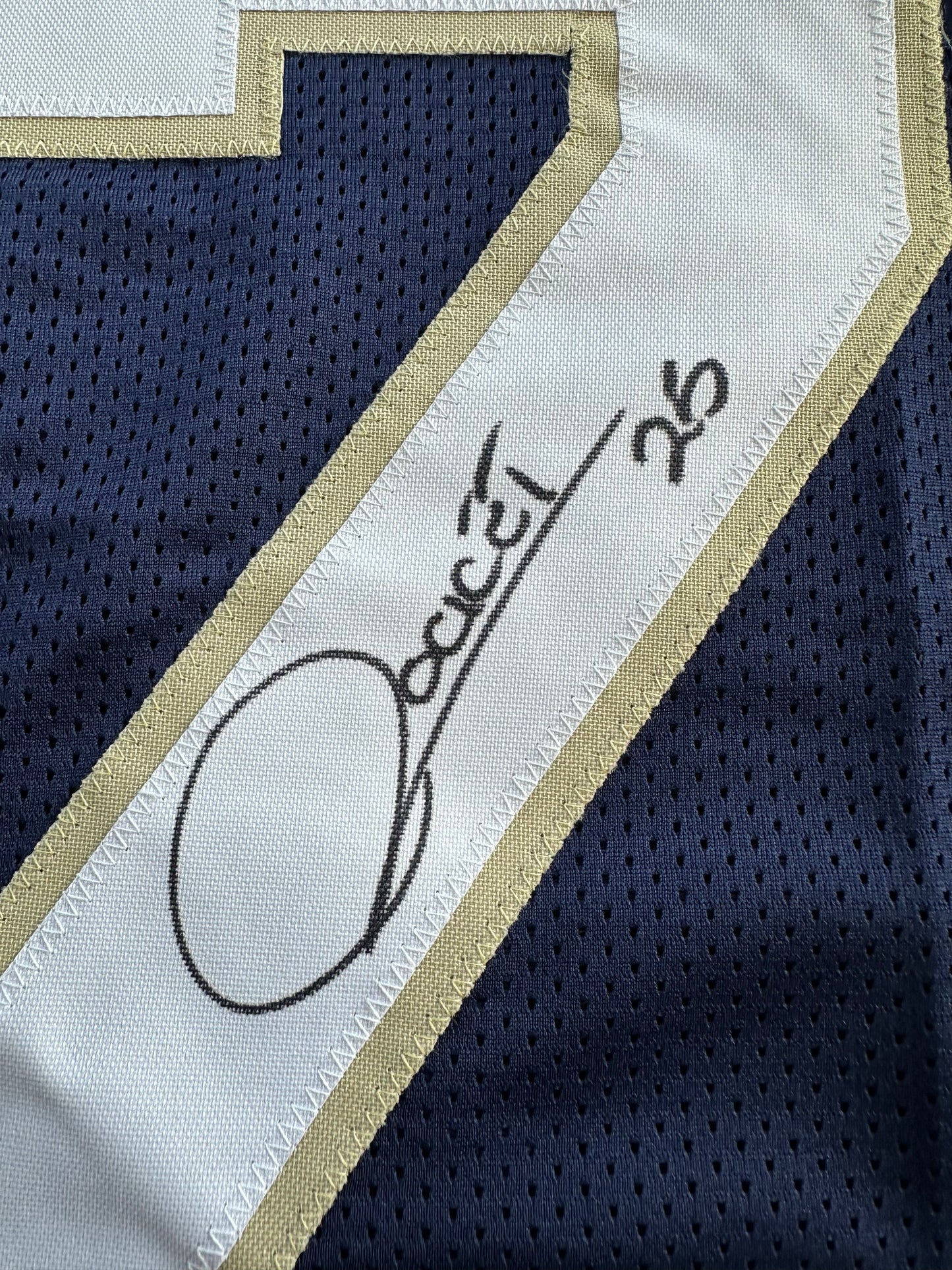 RAGHIB ROCKET ISMAIL NOTRE DAME SIGNED JERSEY Size XL COWBOYS BAS COA