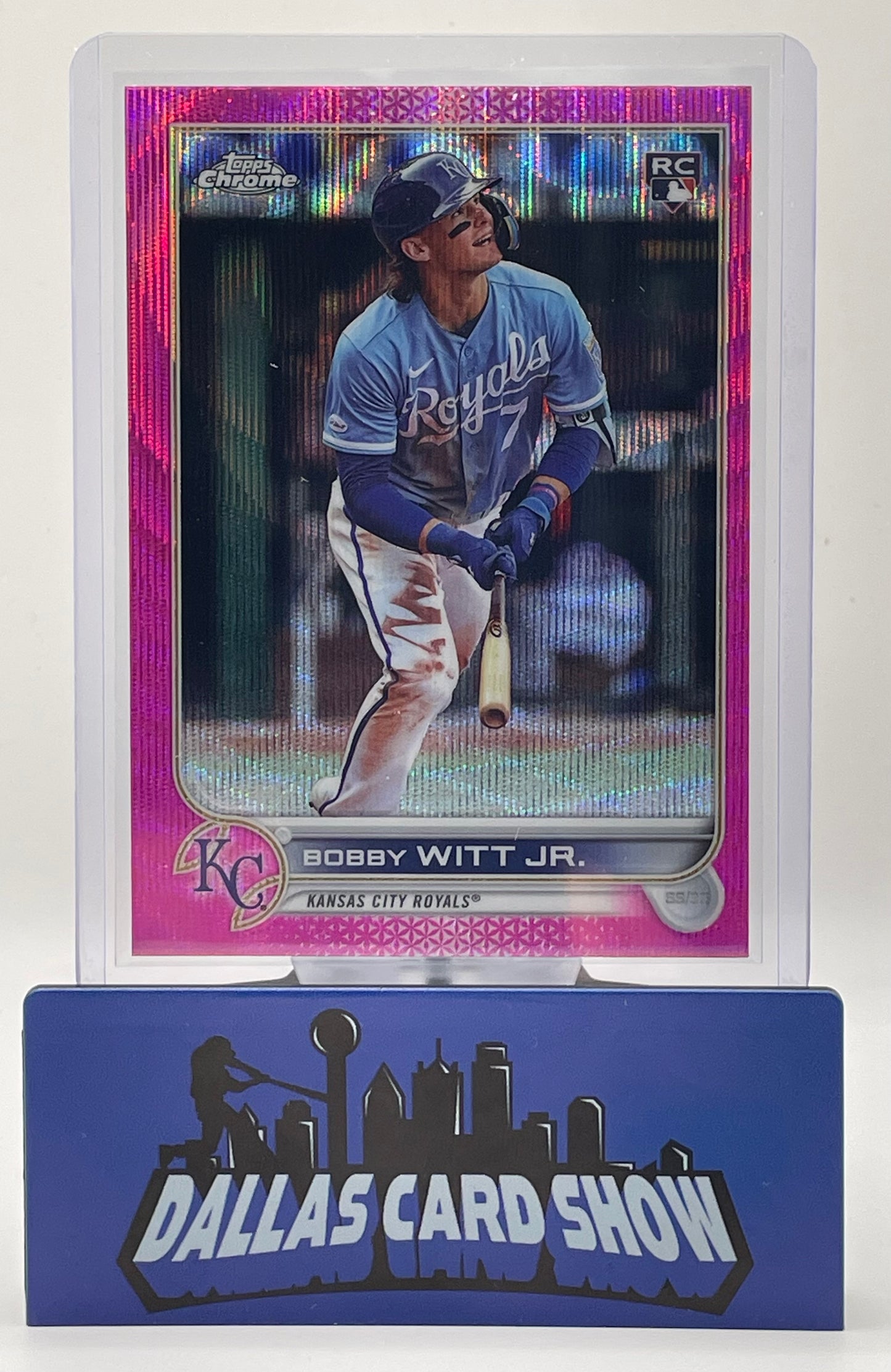 2022 Topps Chrome Update #USC35 Bobby Witt Jr Pink Wave Rookie