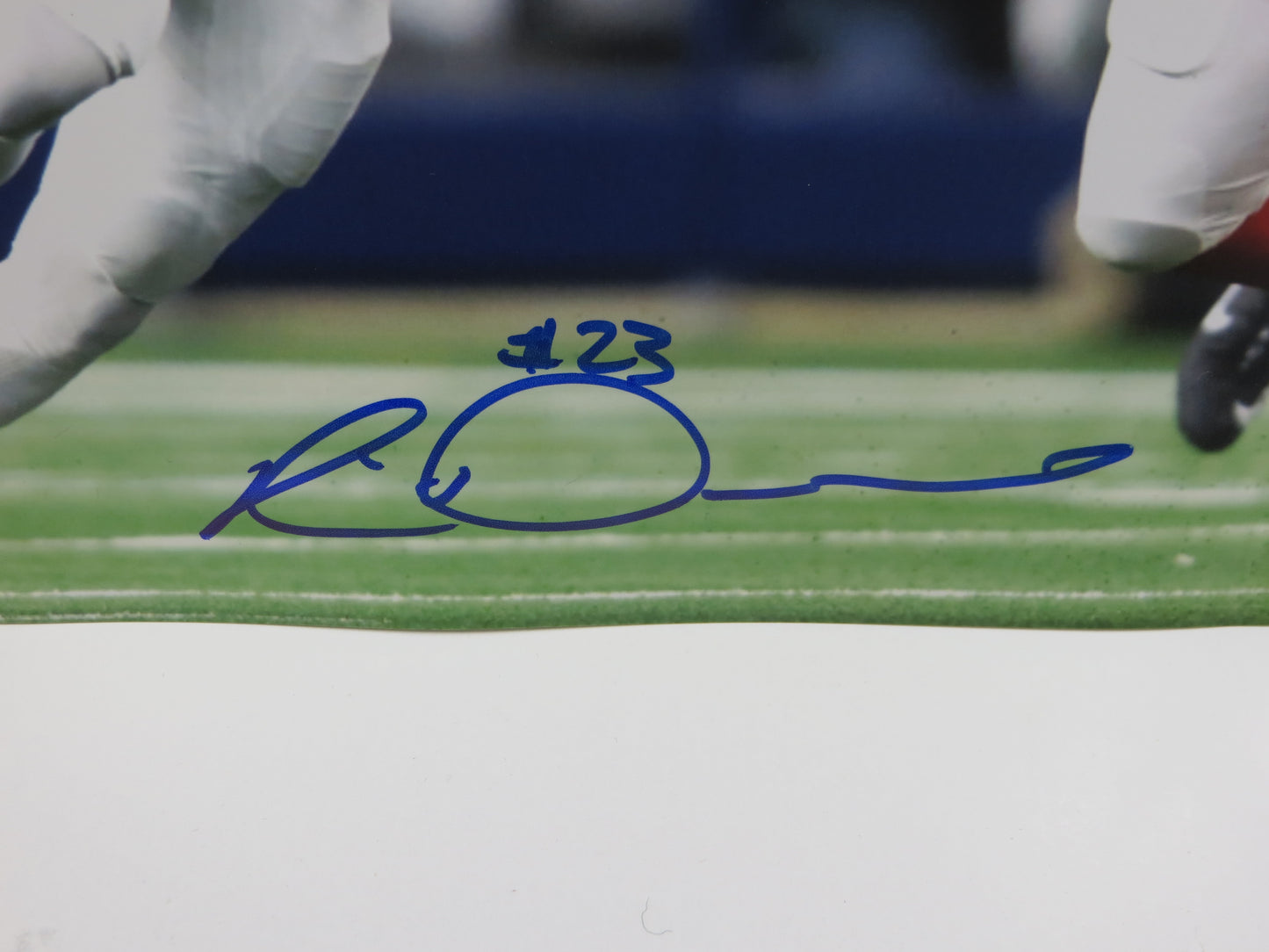 RICO DOWDLE Dallas Cowboys SIGNED 8x10 Color Rush PHOTO Gamecocks BAS COA