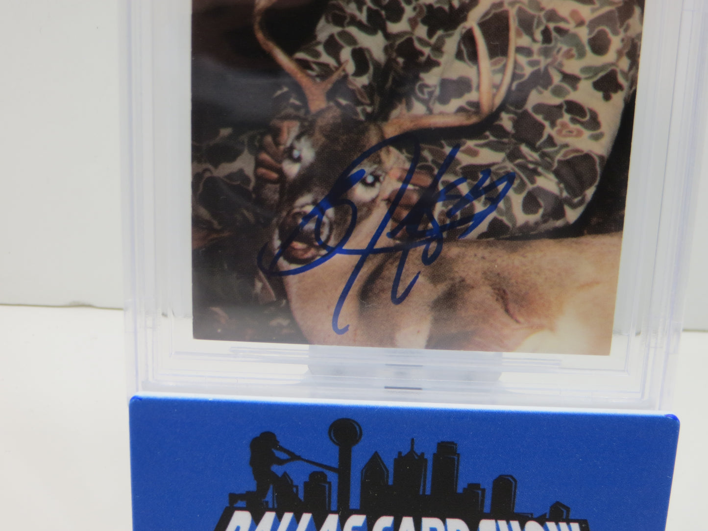BO JACKSON SIGNED Bo Knows Bucks Hunting ROYALS RAIDERS BGS BAS SLAB AUTO 10
