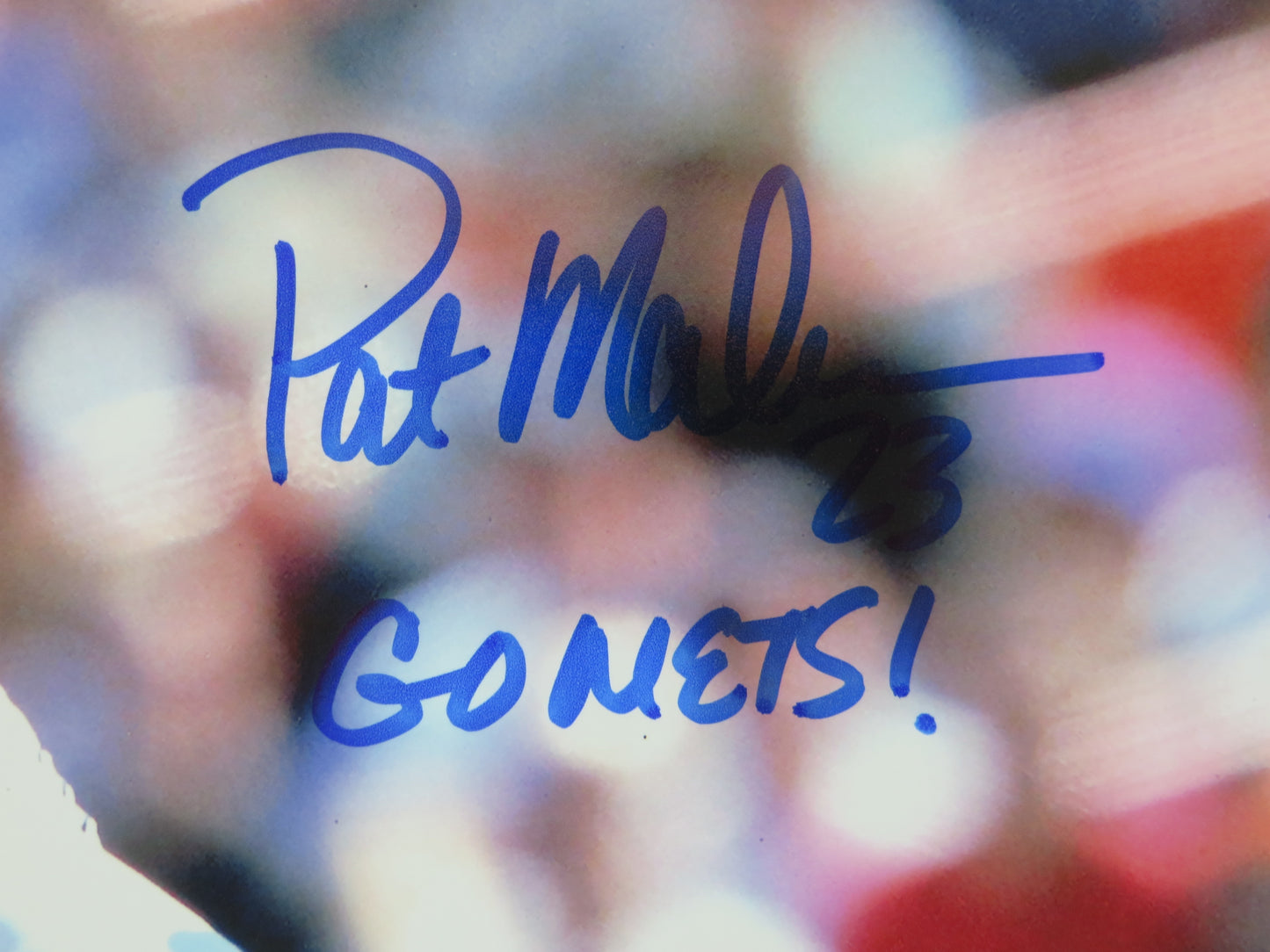 PAT PATRICK MAHOMES SR. NEW YORK METS SIGNED 8x10 PHOTO w/INSC Twins Chiefs BAS