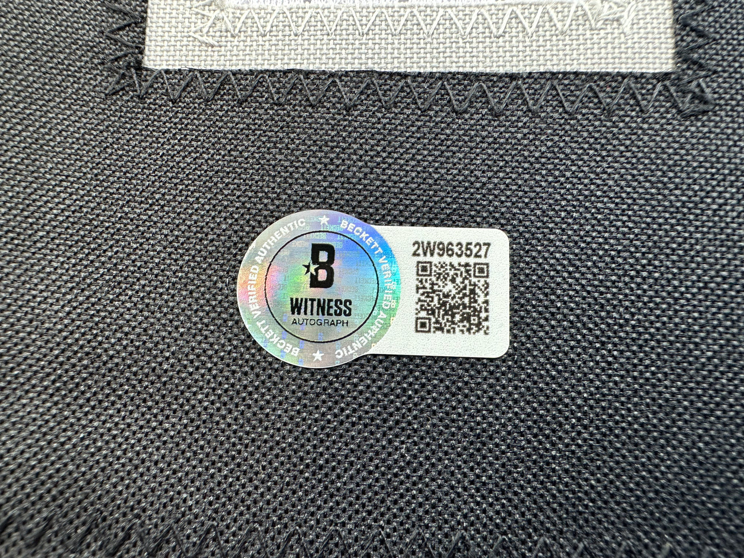 FRED BILETNIKOFF Oakland Raiders SIGNED FOOTBALL WHITE JERSEY XL FSU BAS