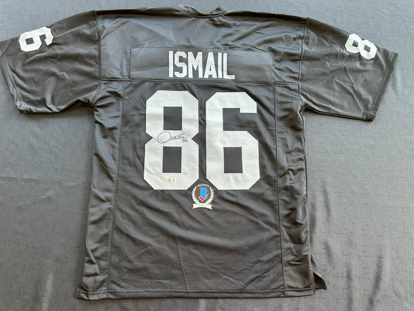 RAGHIB ROCKET ISMAIL RAIDERS SIGNED JERSEY Size XL COWBOYS BAS COA