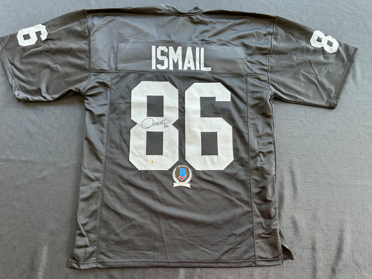 RAGHIB ROCKET ISMAIL RAIDERS SIGNED JERSEY Size XL COWBOYS BAS COA