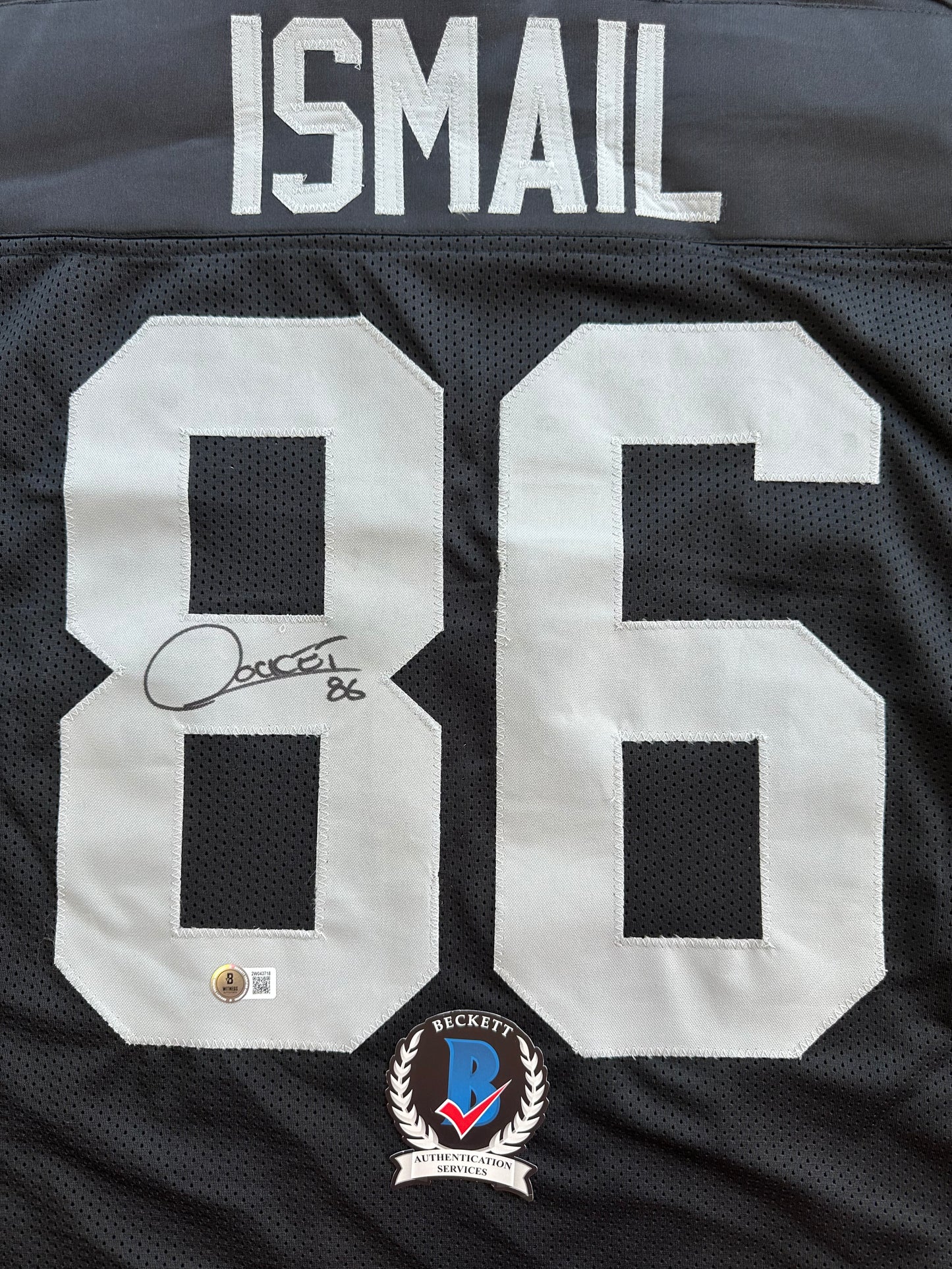 RAGHIB ROCKET ISMAIL RAIDERS SIGNED JERSEY Size XL COWBOYS BAS COA