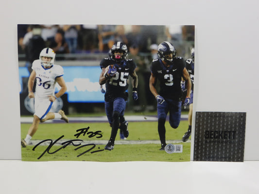 KAVONTE TURPIN TCU Horned Frogs SIGNED 8x10 PHOTO Dallas Cowboys BAS COA