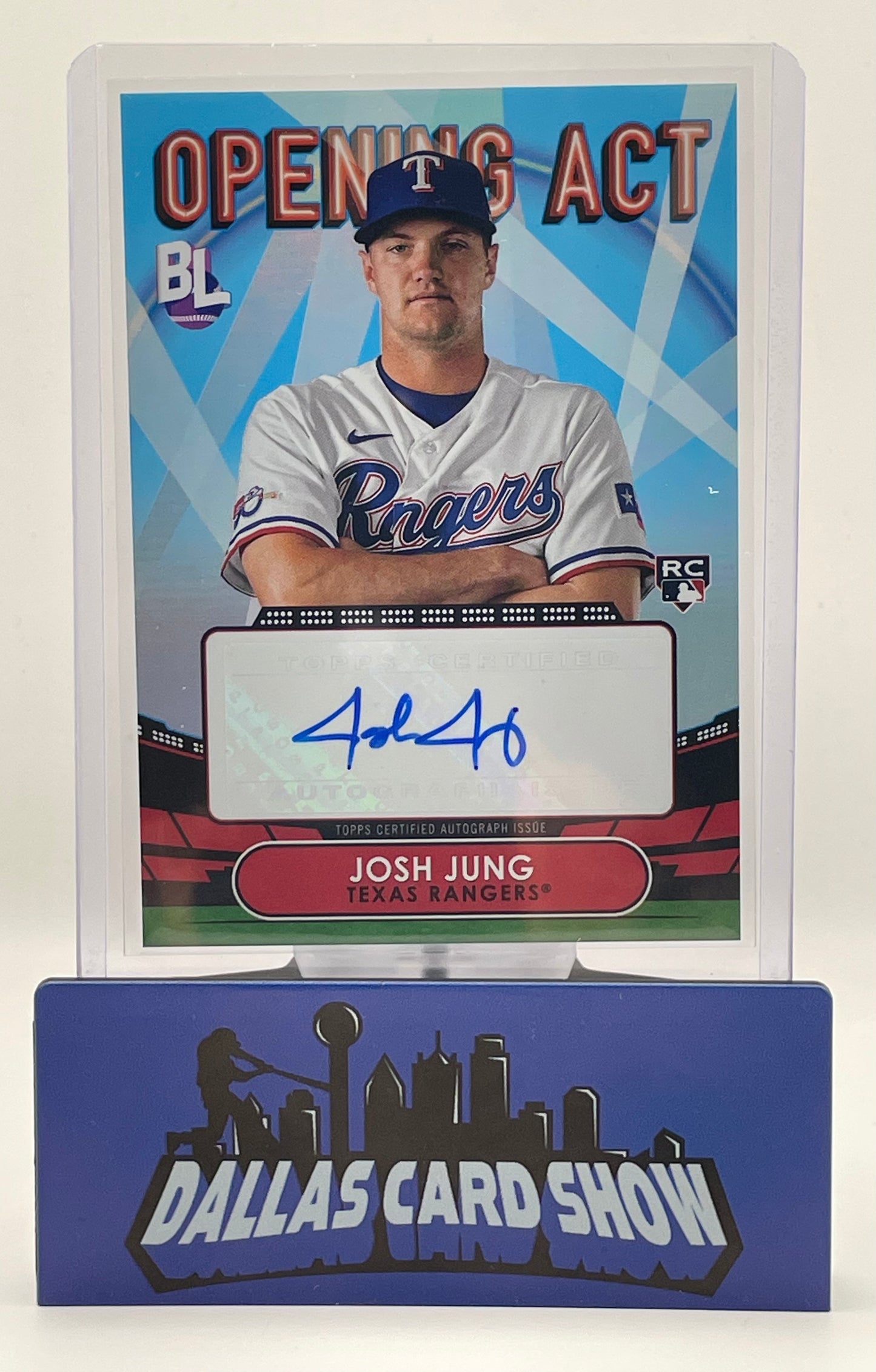 2023 Big League #OAA-JJ Josh Jung Opening Act Autograph