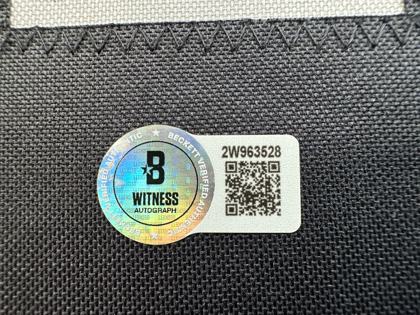 FRED BILETNIKOFF Oakland Raiders SIGNED FOOTBALL WHITE JERSEY XL FSU BAS