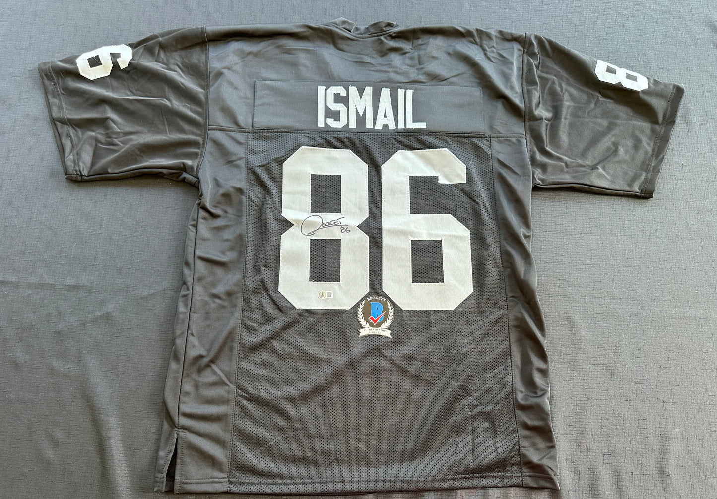 RAGHIB ROCKET ISMAIL RAIDERS SIGNED JERSEY Size XL COWBOYS BAS COA