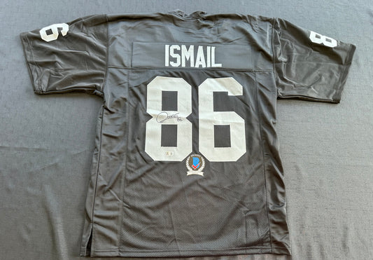 RAGHIB ROCKET ISMAIL RAIDERS SIGNED JERSEY Size XL COWBOYS BAS COA