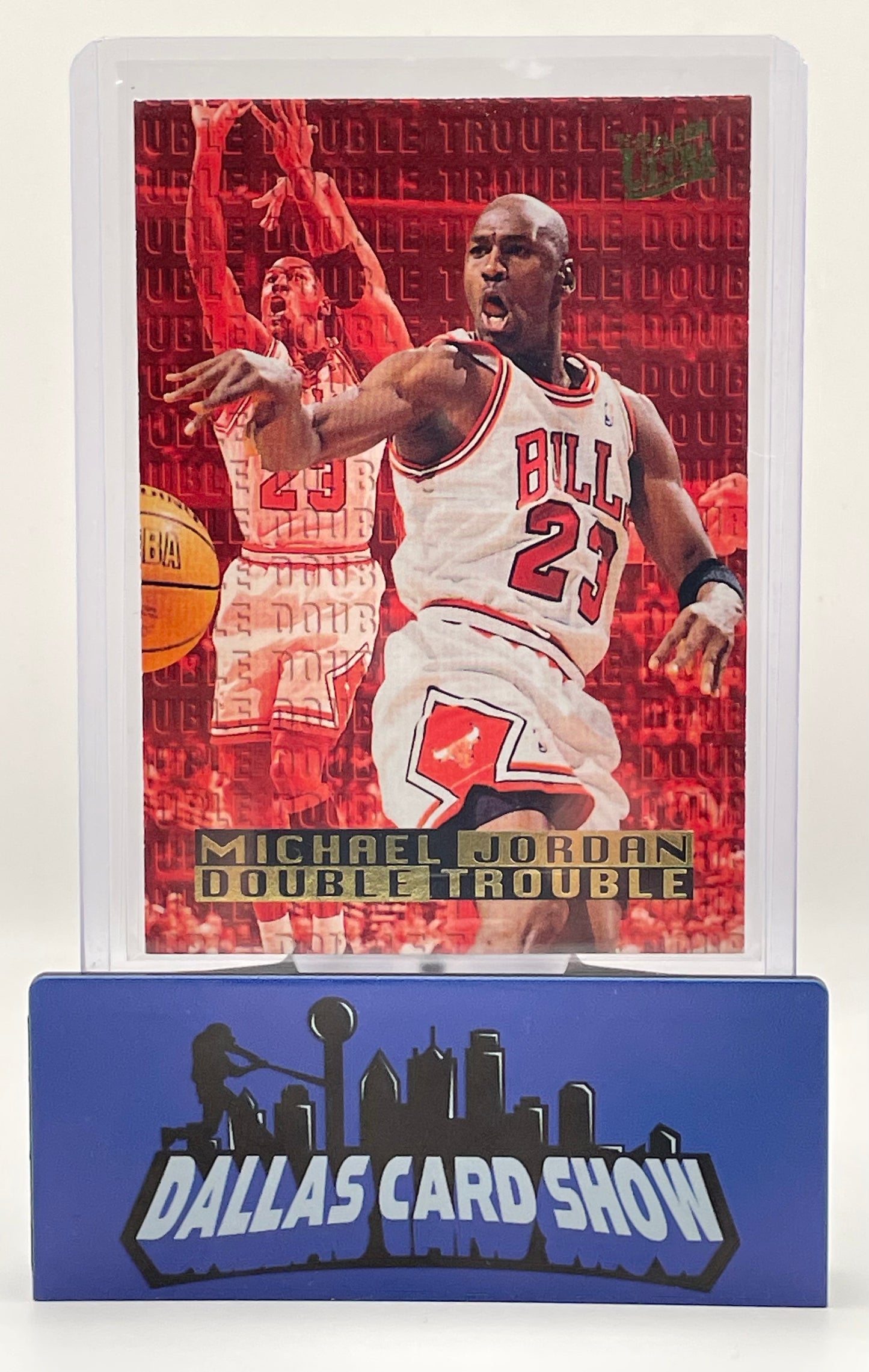 1995-96 Fleer Ultra #3 Michael Jordan Double Trouble Chicago Bulls