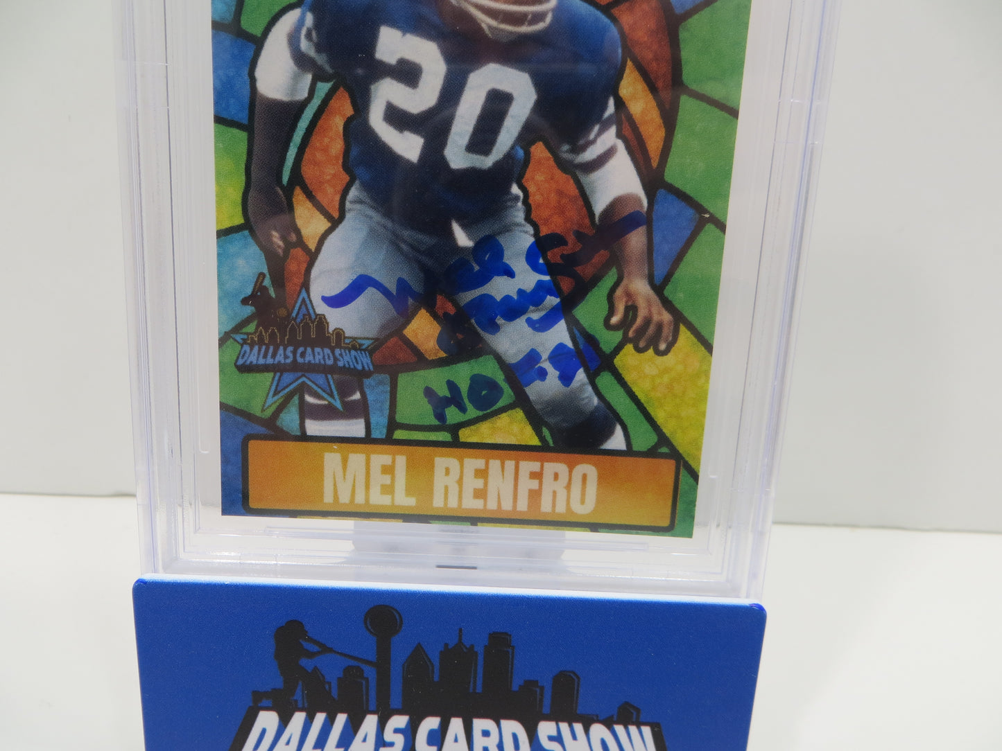 MEL RENFRO DALLAS COWBOYS SIGNED 2025 Sept Dallas Card Show BGS BAS SLAB AUTO 10