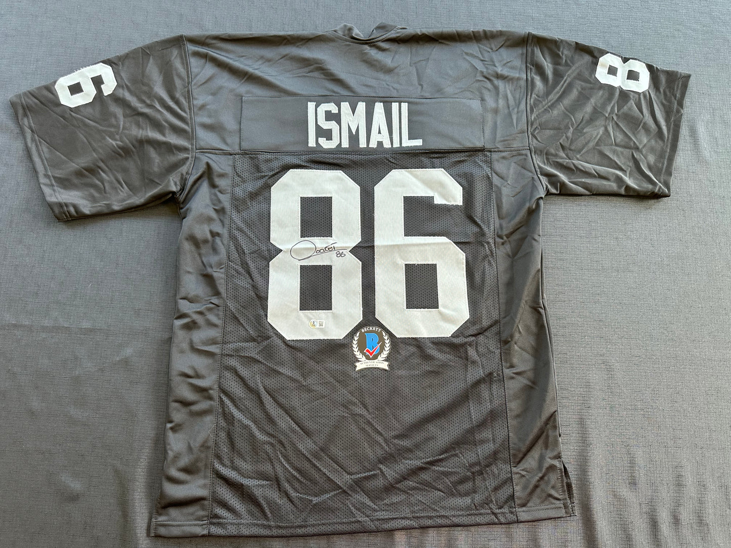 RAGHIB ROCKET ISMAIL RAIDERS SIGNED JERSEY Size XL COWBOYS BAS COA
