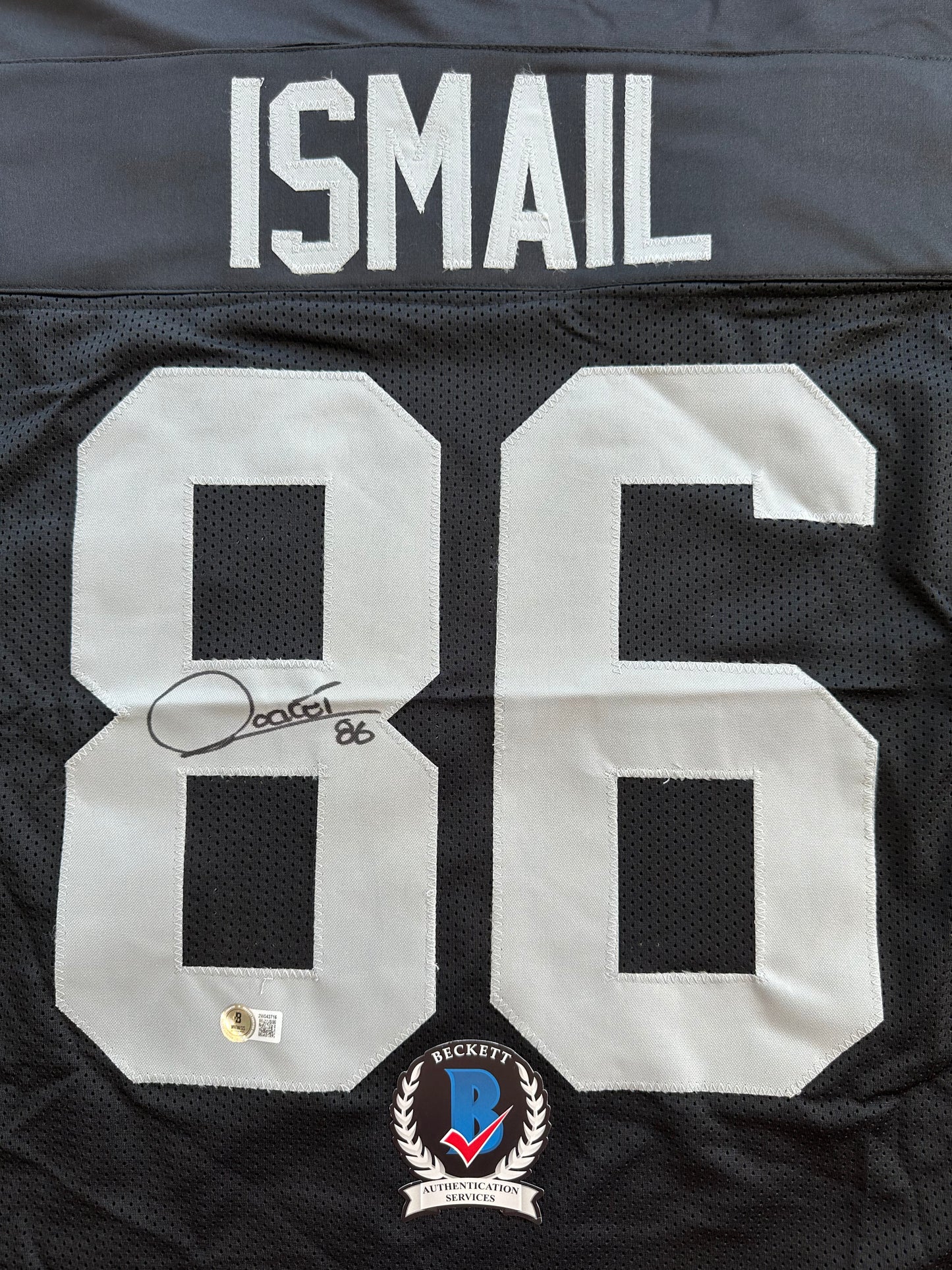 RAGHIB ROCKET ISMAIL RAIDERS SIGNED JERSEY Size XL COWBOYS BAS COA