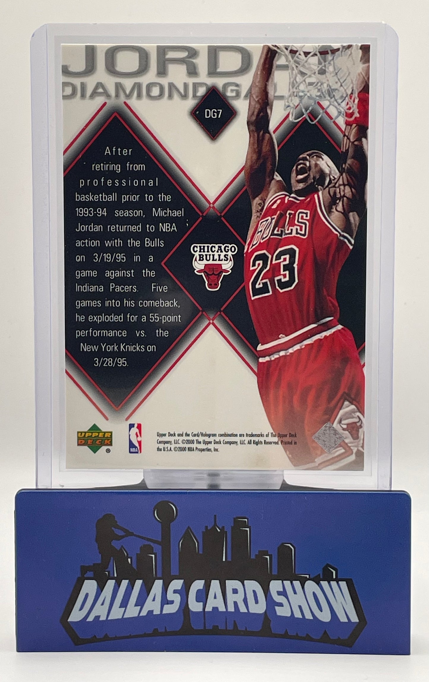 1999-00 Black Diamond #DG7 Michael Jordan Diamond Gallery